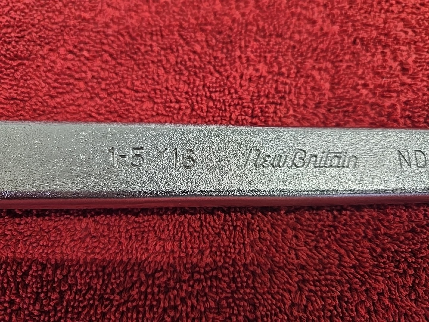 VTG New Britain Wrench NDF-216 1-5/16 1-1/4 USA Alloy Steel
