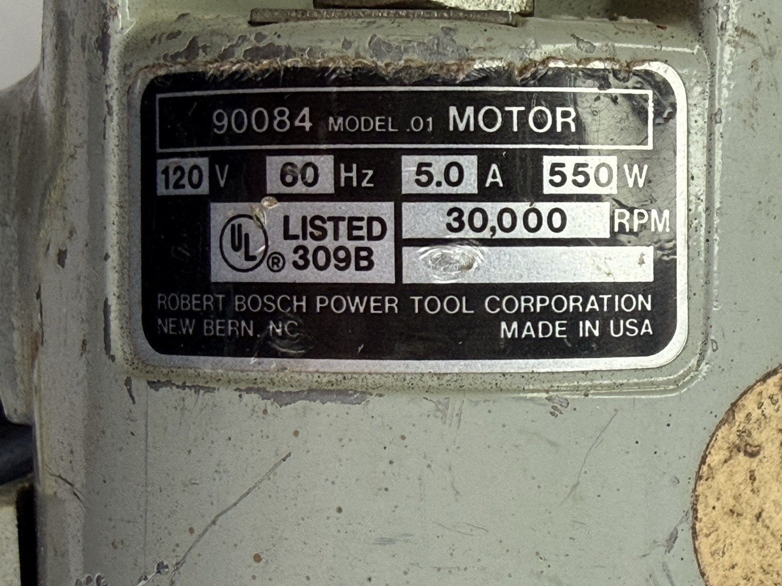 Vintage Robert Bosch 90084 Laminate Trimmer Used