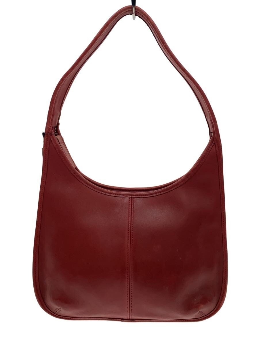 COACH Ergo One Shoulder Bag 9025 Leather Red Solid Used USA Made