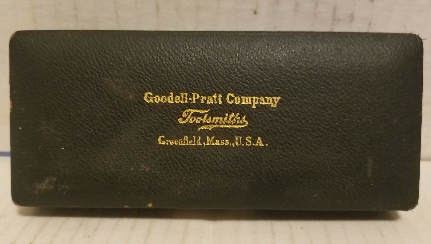 Millers Falls Co. Greenfield Mass. USA Vintage Micrometer / Goodell-Pratt Case