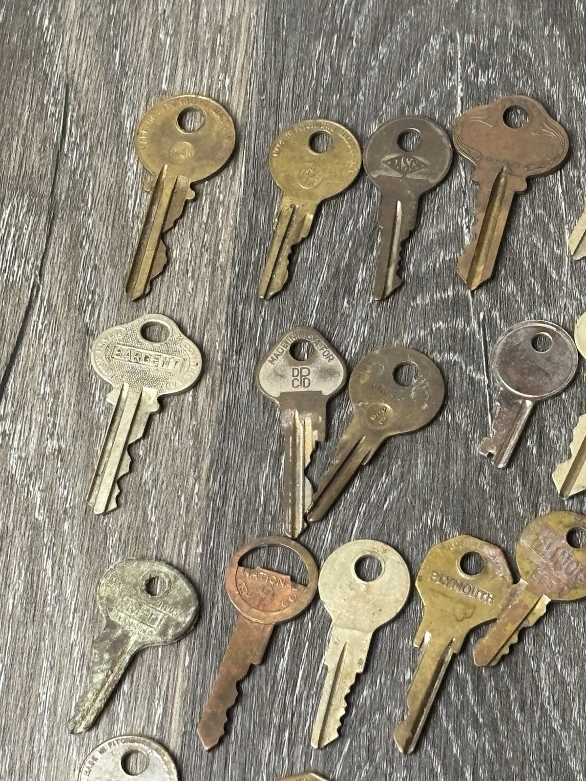 Lot Of 75 Vintage Keys Various Makes/ Types
