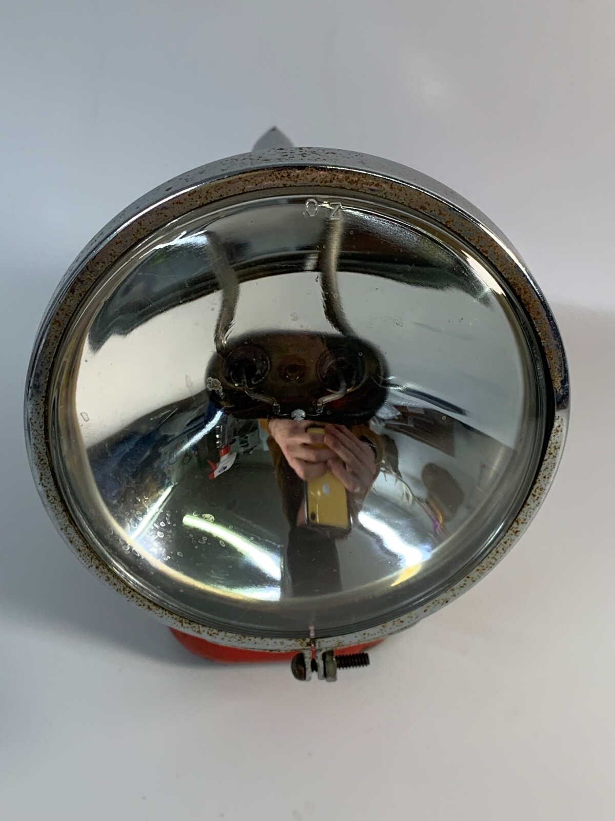 Vintage Big Beam Model 166 Flashlight Lantern Spotlight (Tested, Works!)