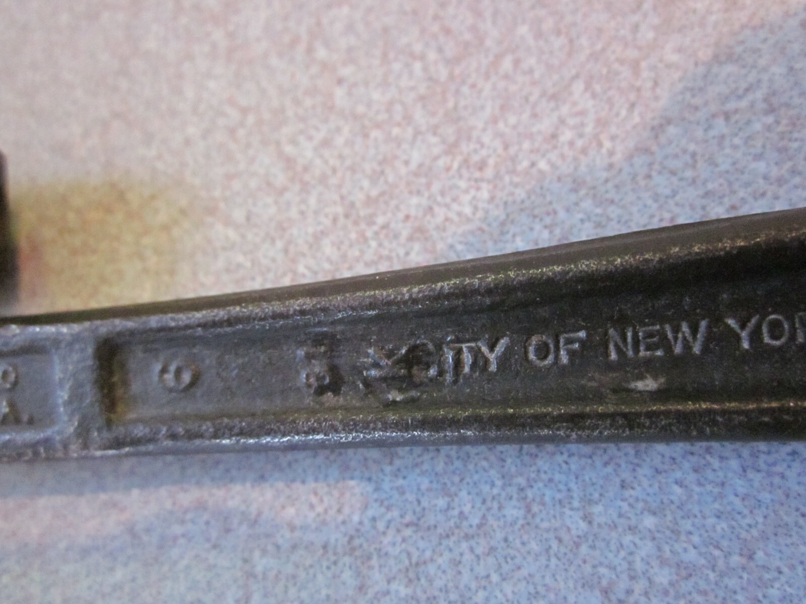 VINTAGE WALCO WRENCH CITY OF NEW YORK TOOL TRANSIT SUBWAY POLICE FIRE DEPARTMENT