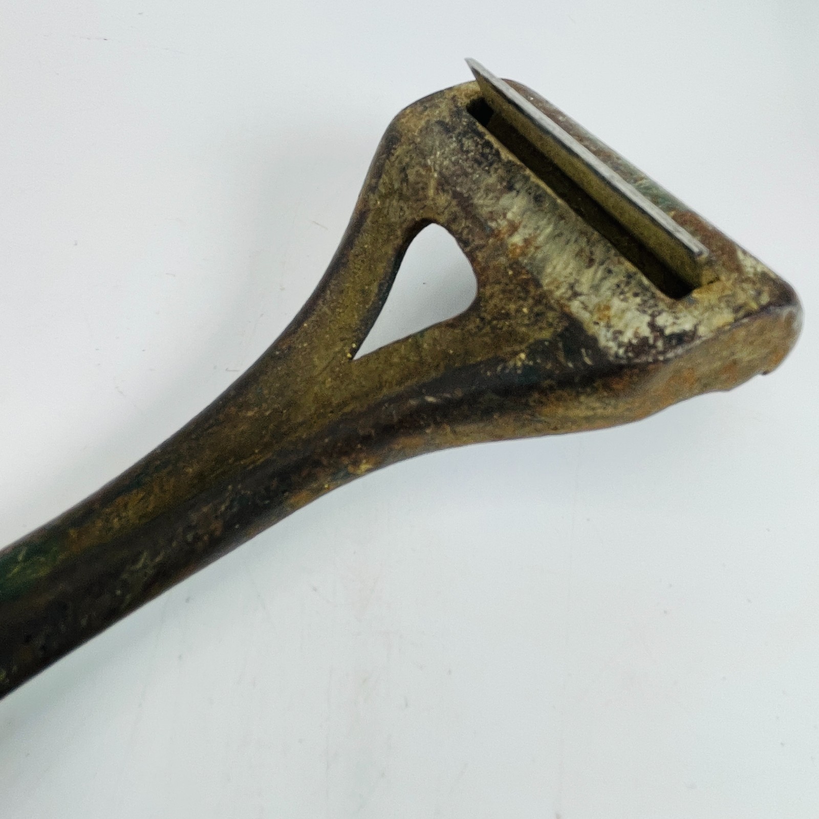 Vintage Martin’s Wood Barrel Scraper Crooked Handle USA Spoke Shave Antique Tool