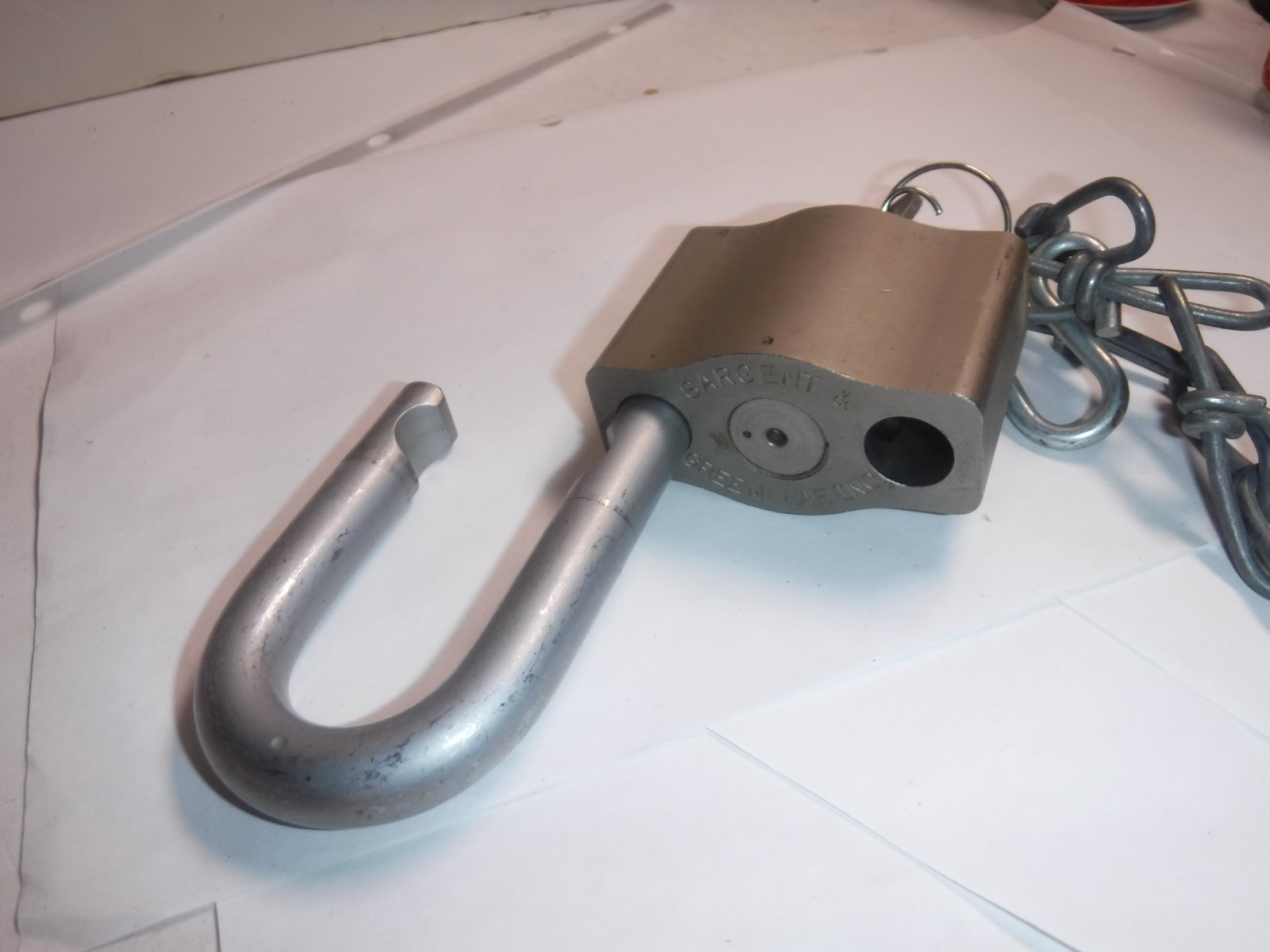 Sargent & Greenleaf Padlock No Key #2