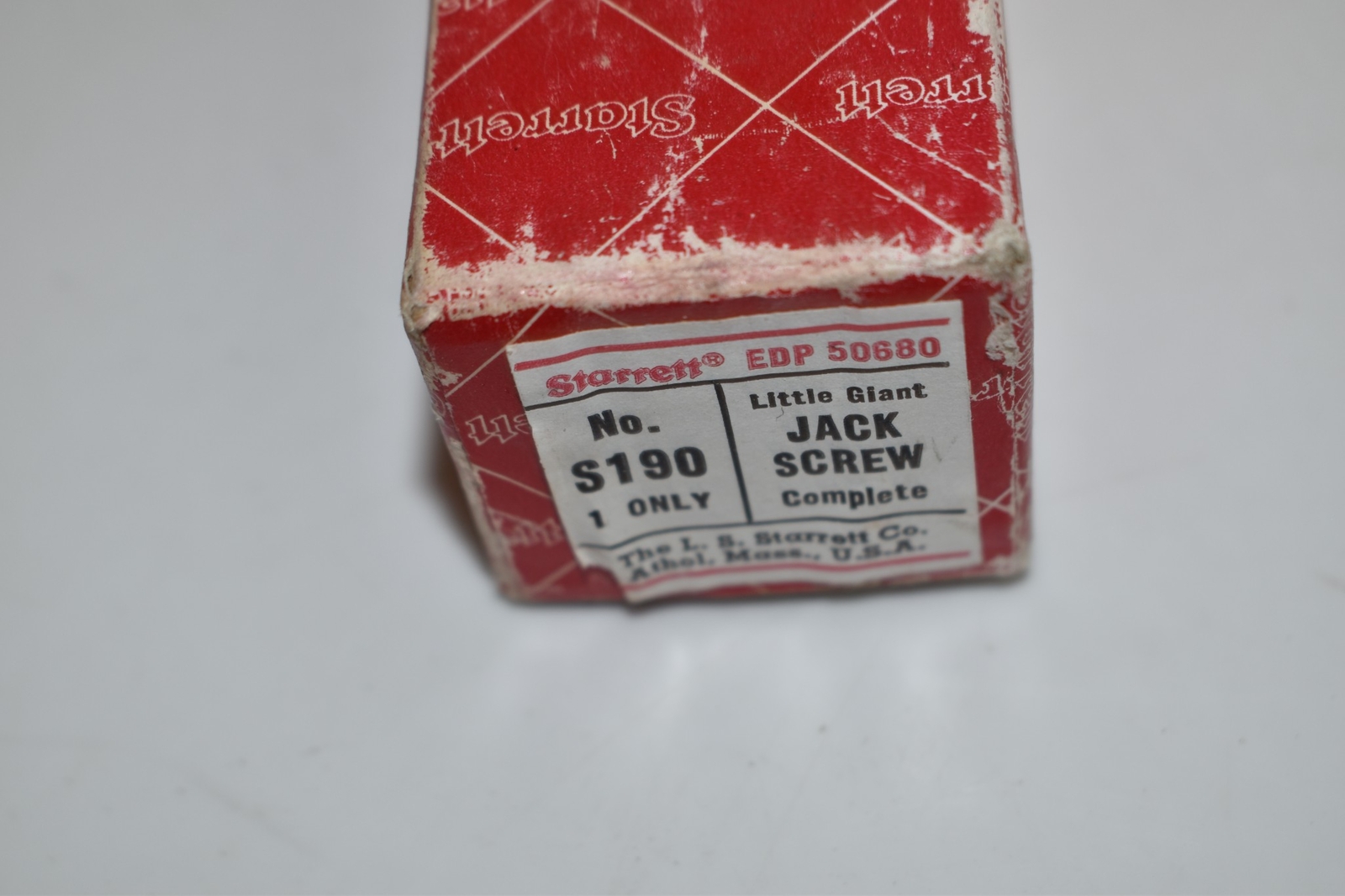 ^^ Starrett EDP 50680 Little Giant Jack Screw No. S190 (TOL12)