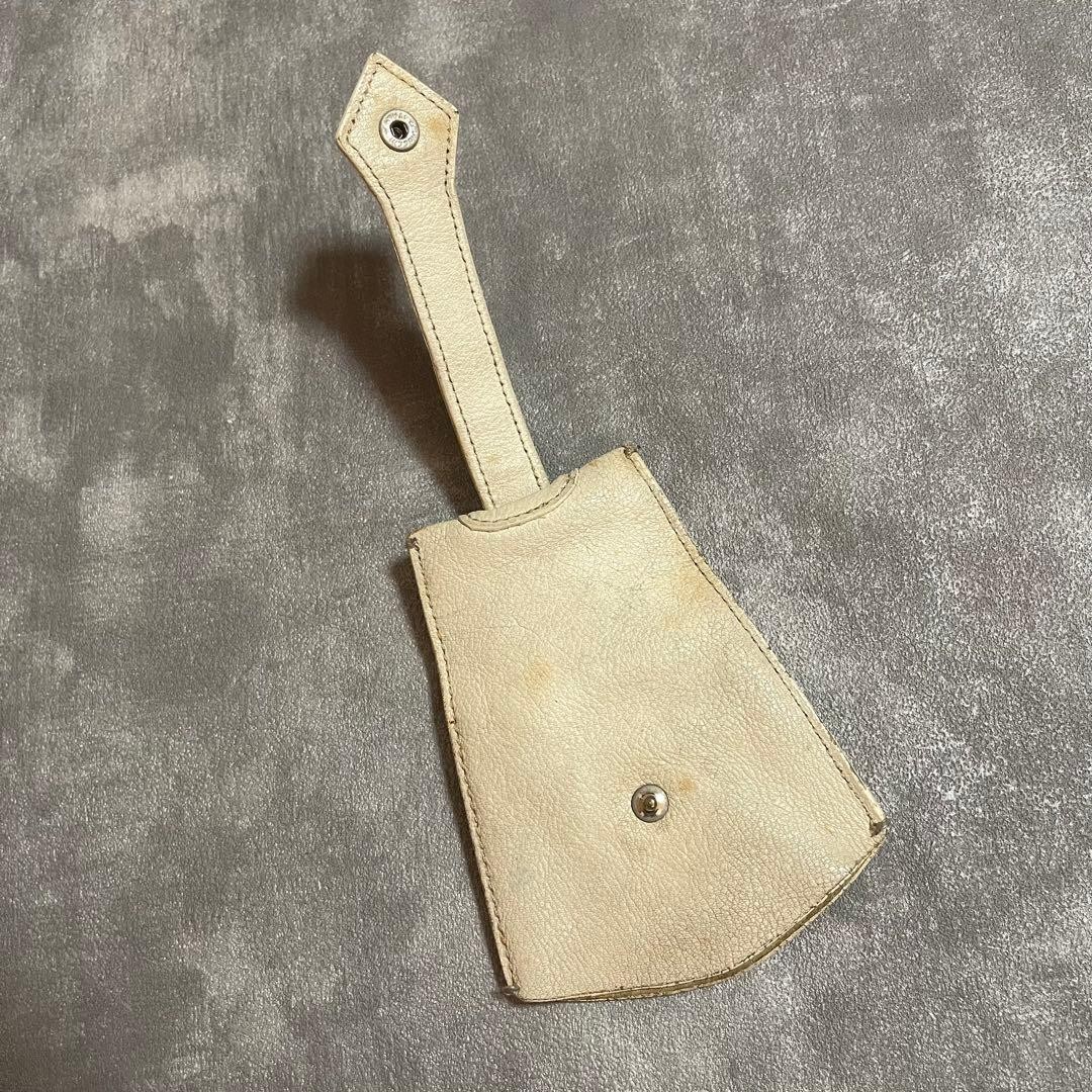 Vivienne Westwood Key Case Owl Orb Logo 9cm x 12cm White Used Vintage