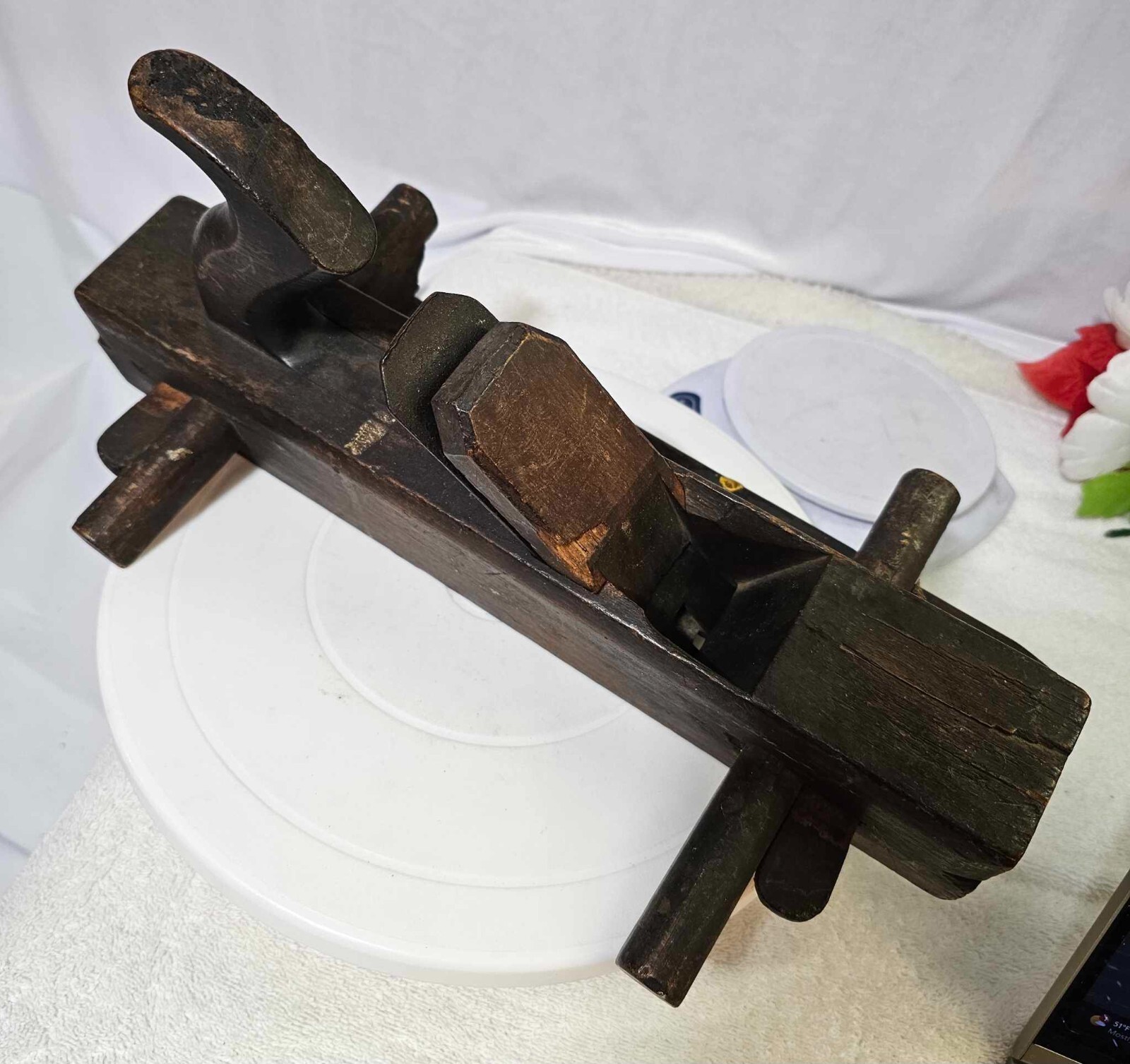 Marked J. Davis Antique Primitive Wood Molding Plane