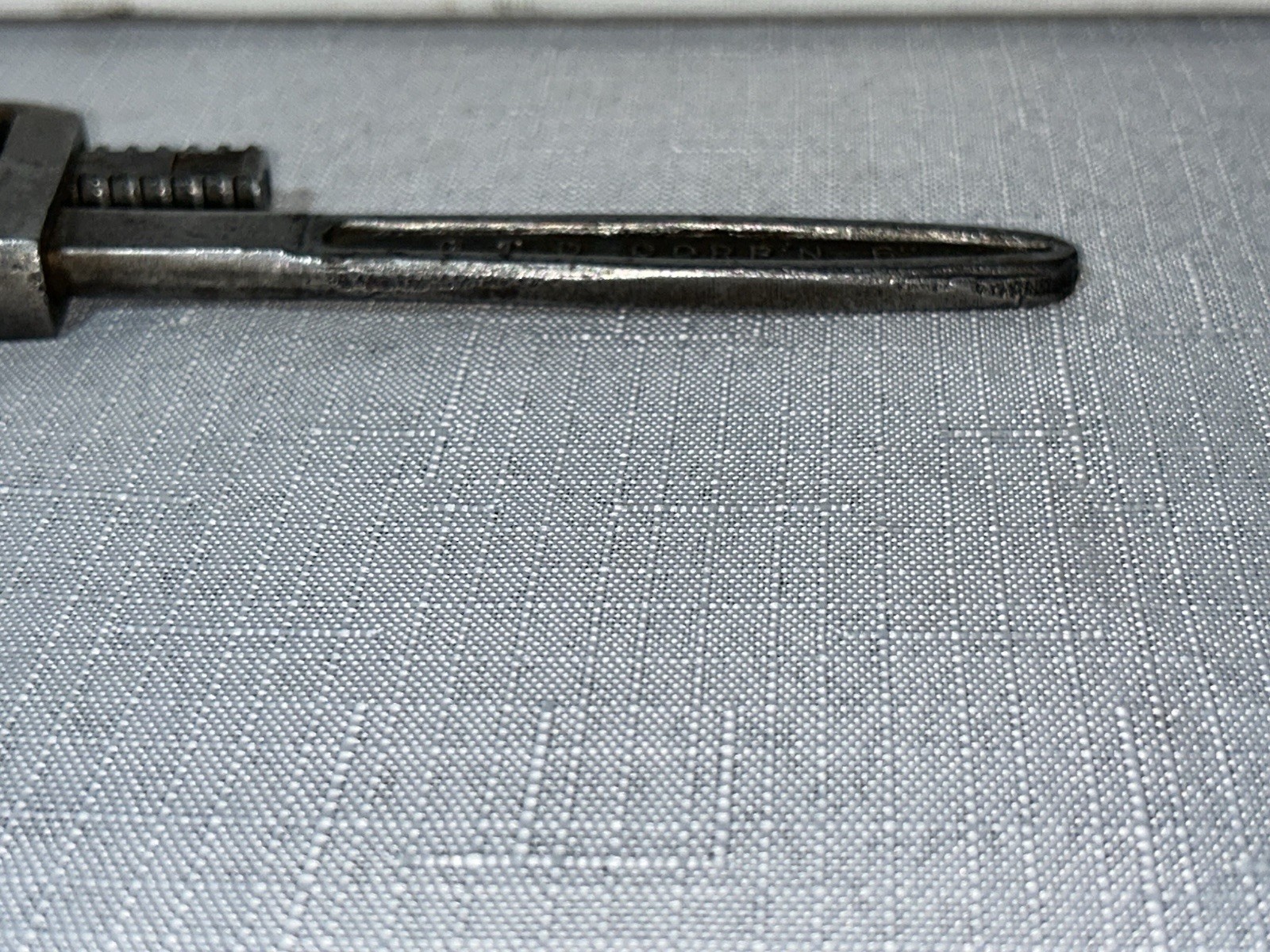 Vintage GTD Corp.6” Pipe Wrench Made In Greenfield Mass.USA.