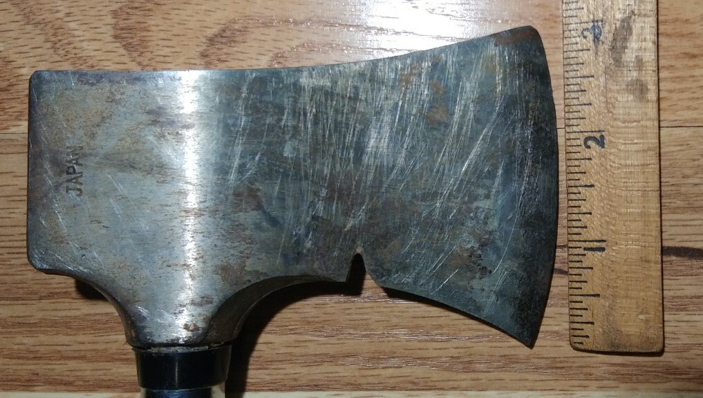 Fuller 110.16 Forged Steel 13.5in Hatchet 3in Blade with Leather Sheath