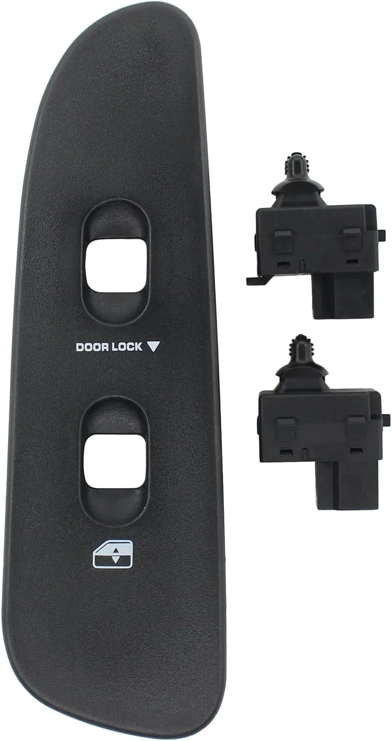 Front Right Power Door Lock and Window Switch w/Black Bezel Kit | for Dodge Ram