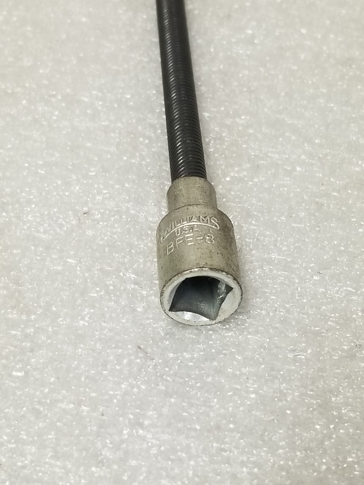 Williams BFE-6 3/8″-Drive Flex Extension 8-inch OAL Black Made in USA
