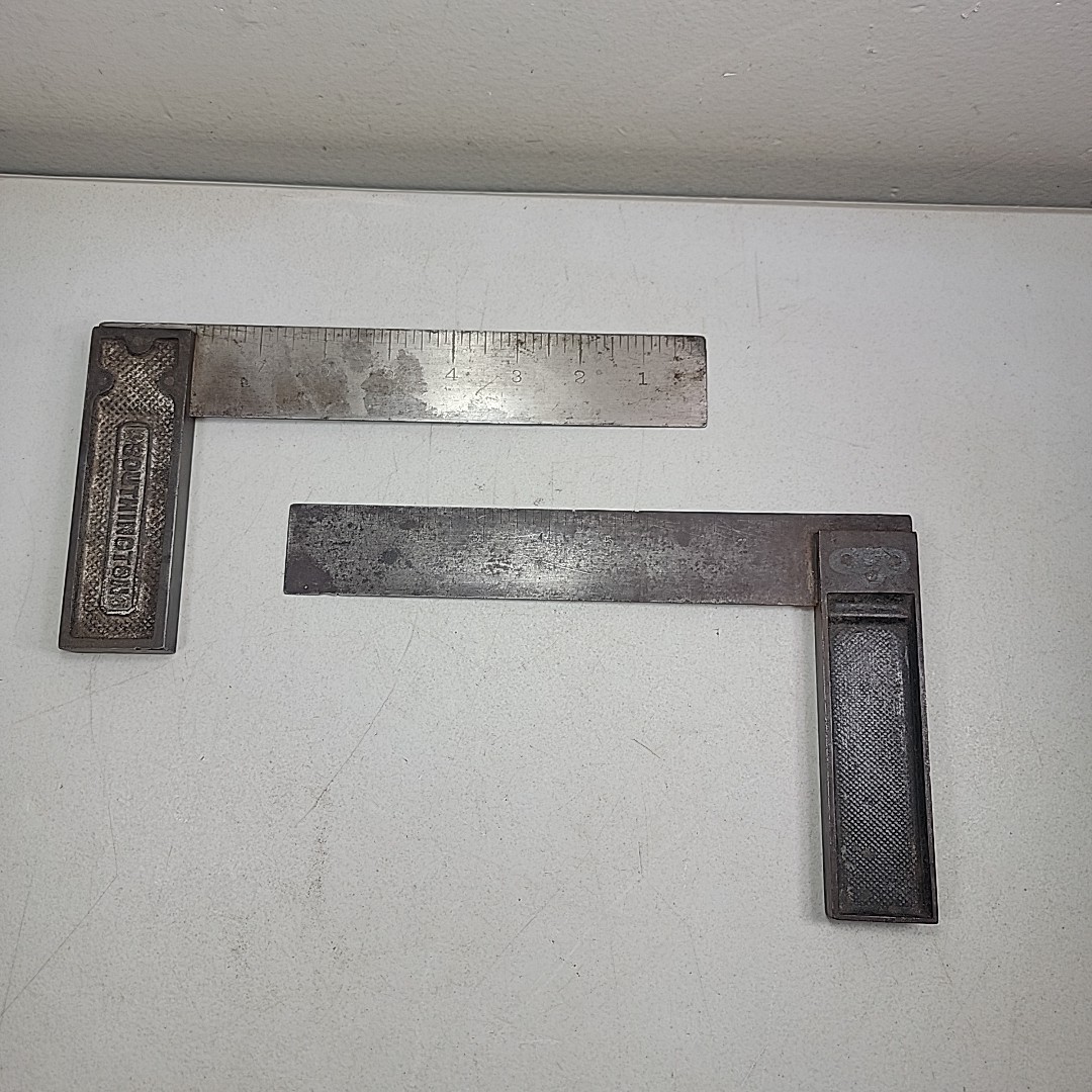 VINTAGE MACHINIST 8″ SQUARE LOT SOUTHINGTON & EARLY UNMARKED – STIPPLE