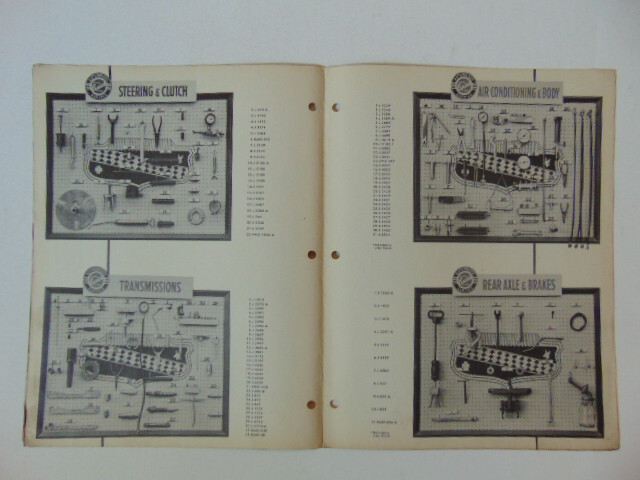 Vintage 1953 Kent-Moore Buick Essential Tool Survey and Price List.