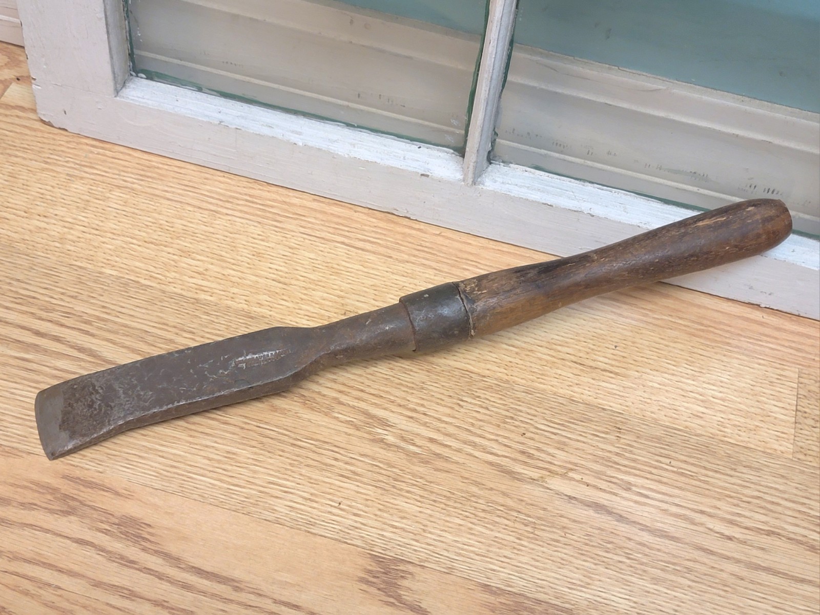 Antique W.M. Greaves & Sons Sheffield 17″ Cast Steel Bark Spud Logging Tool