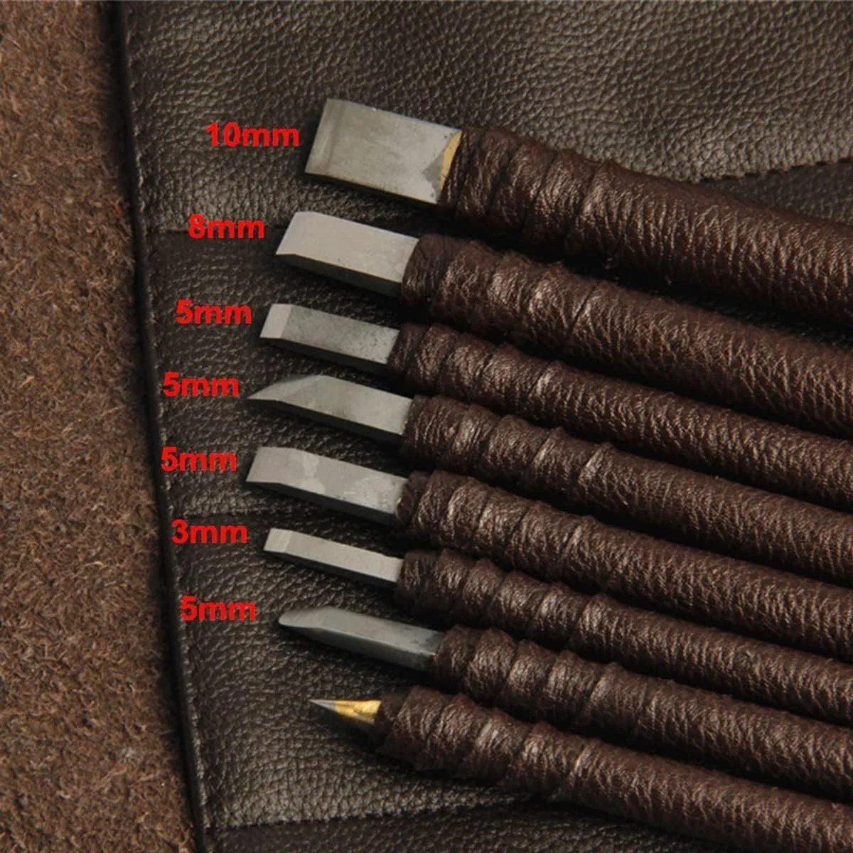 Stone Carving Tool Set Chisel Carving Tool Carving Kit 8pcs Engraving Carve Cutt