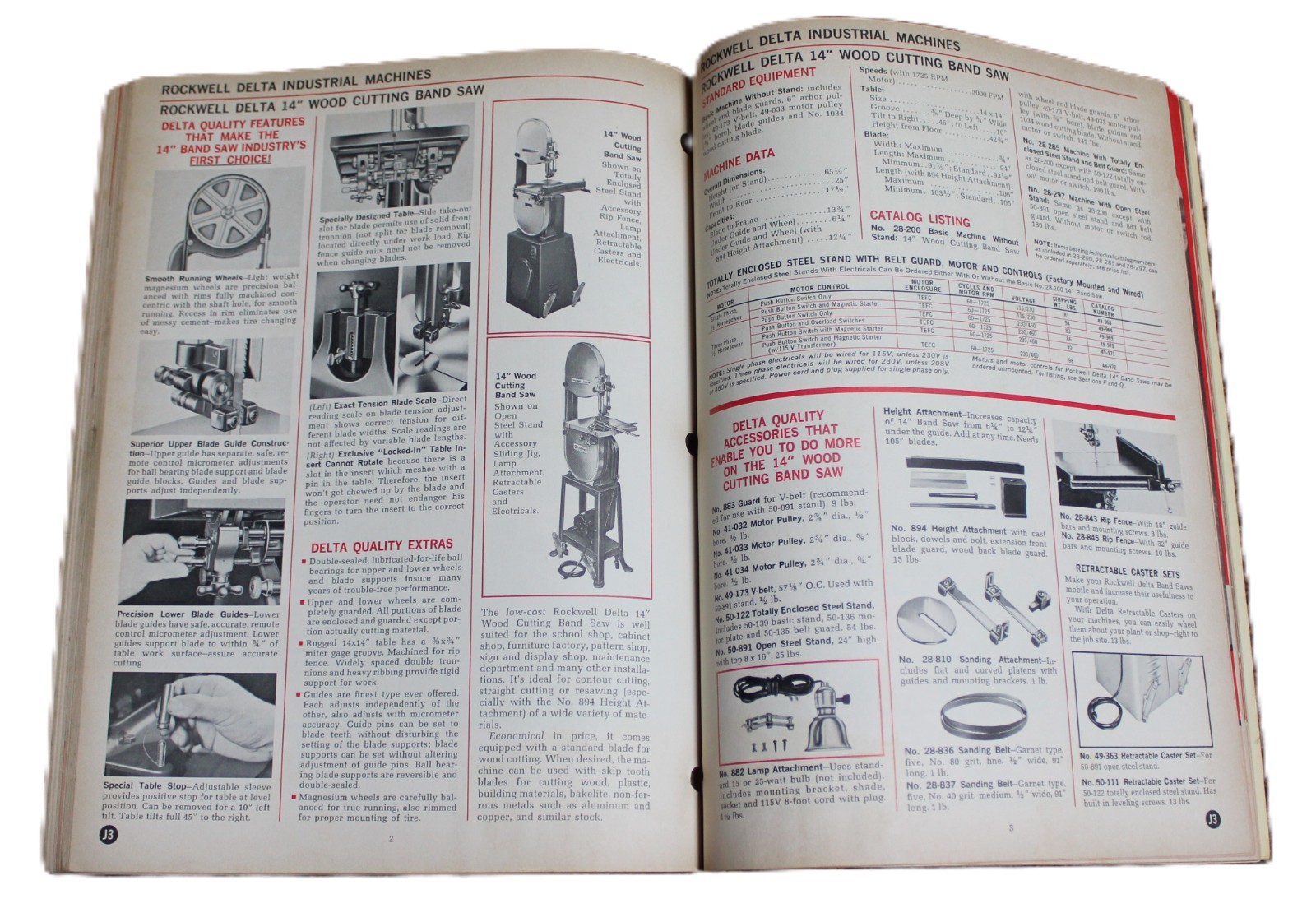 ROCKWELL DELTA INDUSTRIAL MACHINES ADVERTISING SALES CATALOG 1968 VINTAGE