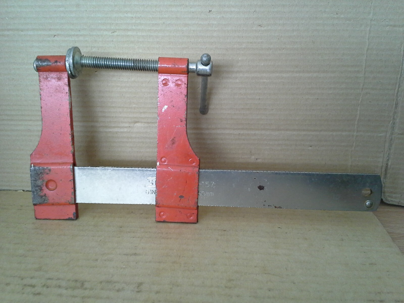 Vintage. Stanley No. 83-157 Wood Clamp. Made in USA. VGC