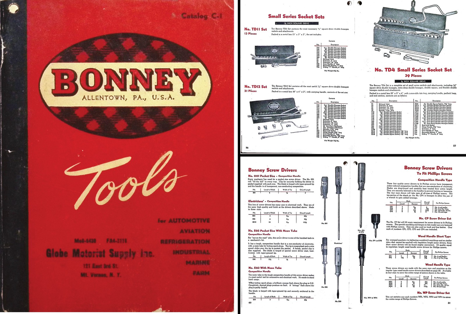 Orig. 1948 Bonney Forge & Tool Works Catalogue
