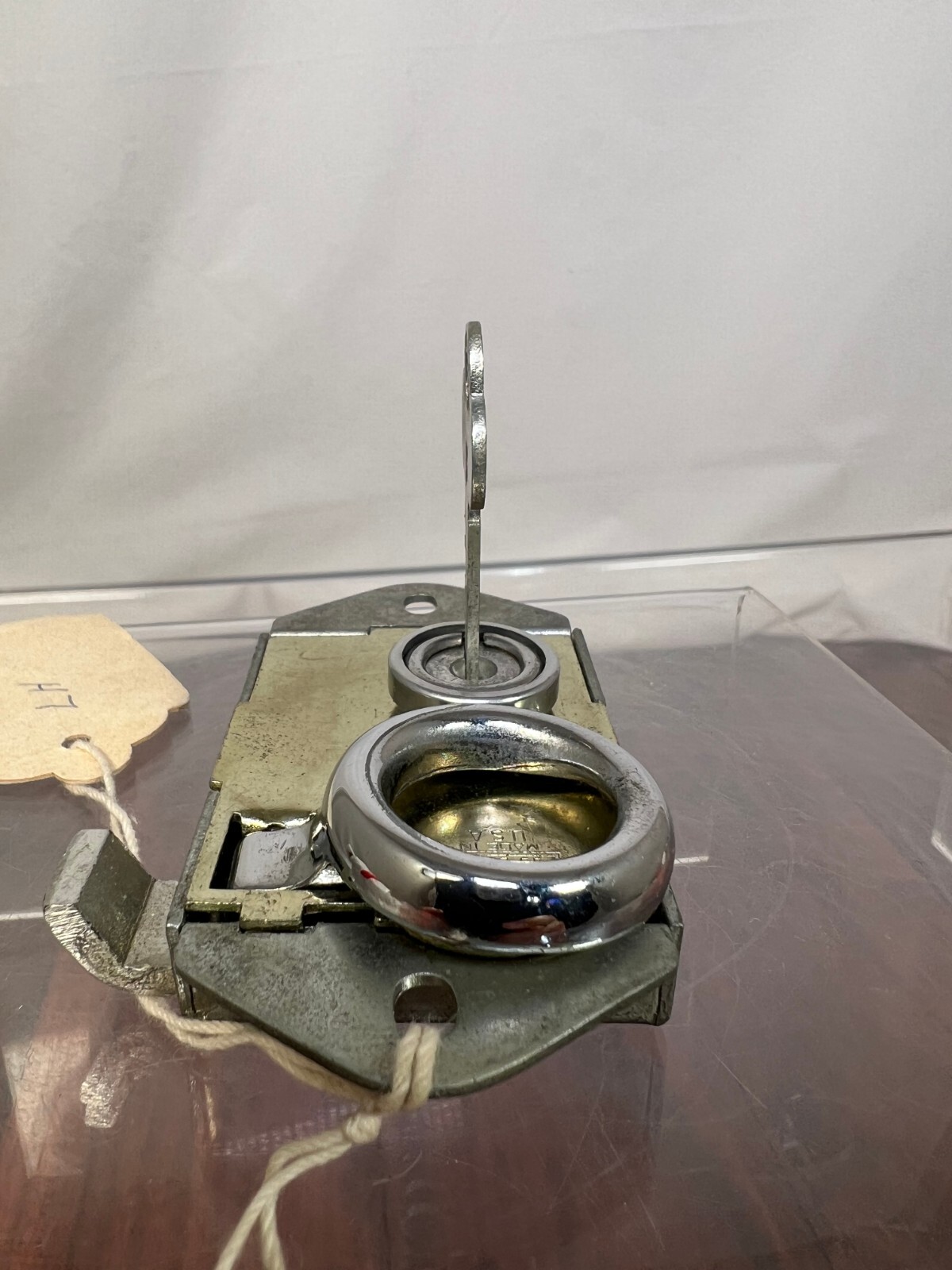 Vintage Yale Cabinet Drawer Lock With Key Left Hand