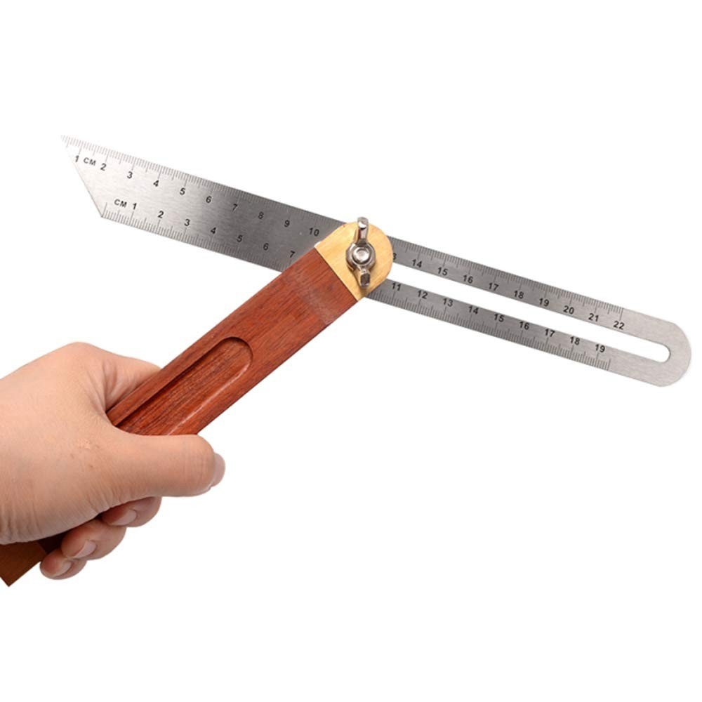 360° Sliding T-Bevel Protractor Tool – 7-Inch Stainless Steel Angle Finder