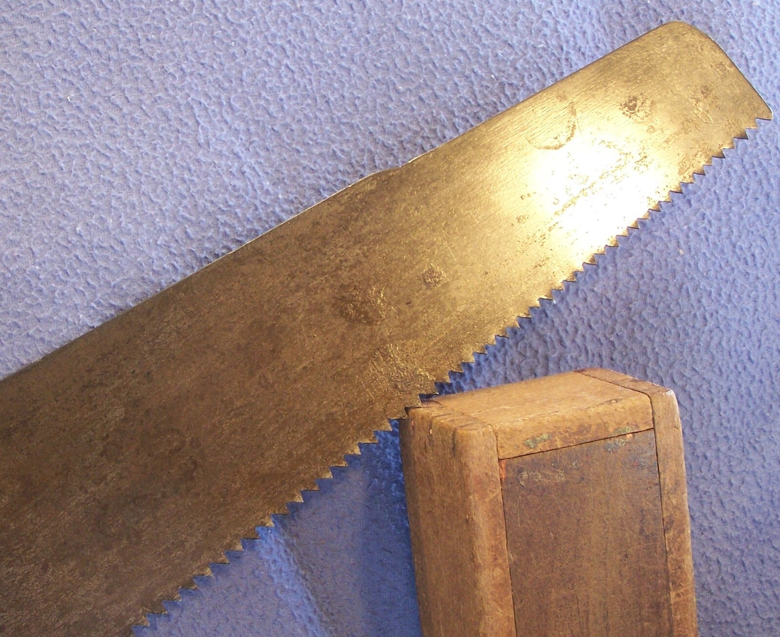WM&B BAKEWELL & Co early J*B mark 28 in handsaw hand saw split nuts die stamp