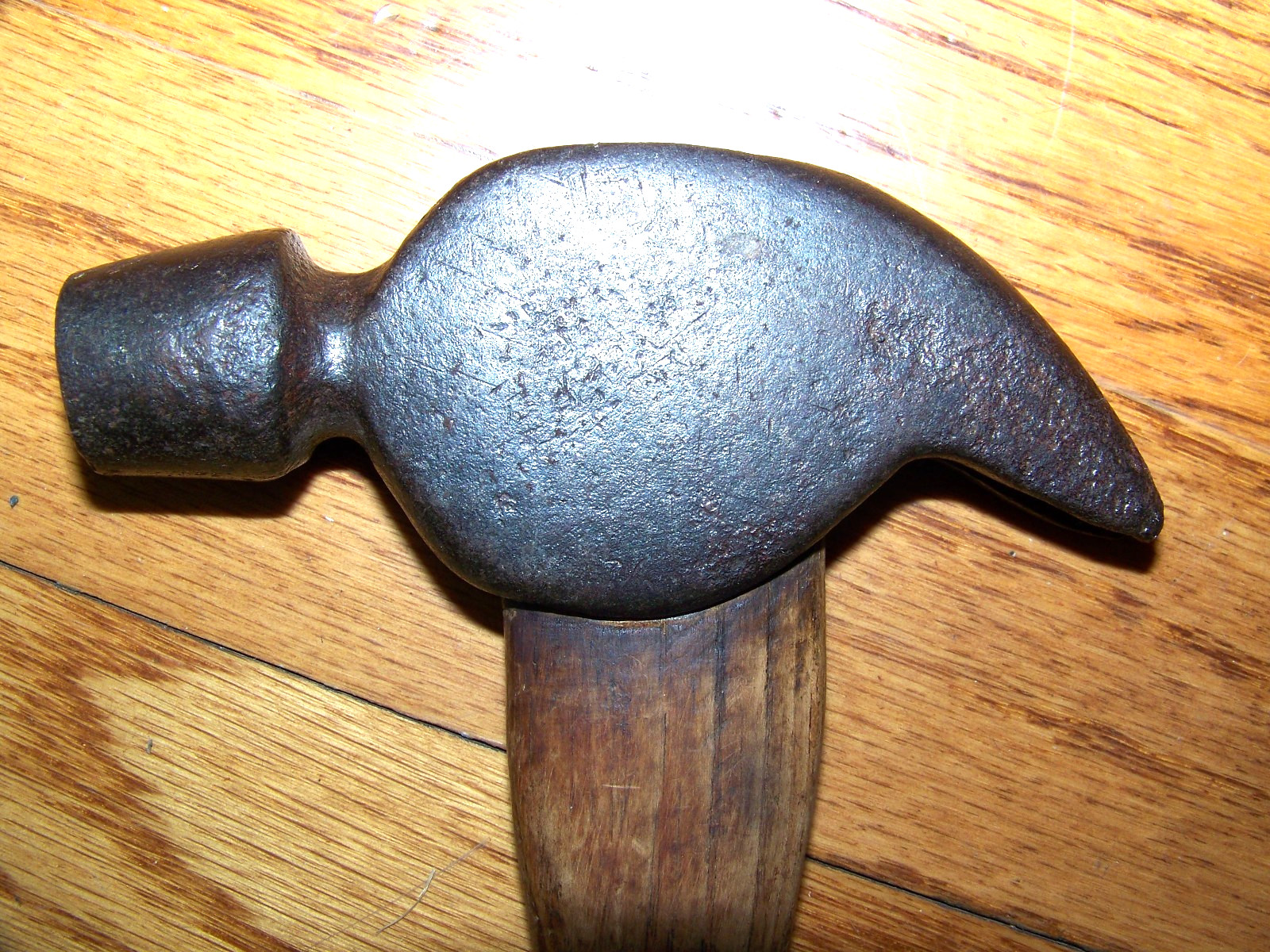 Antique Very Early Farriers Blacksmith Hammer – 12-1/2 ounces w/handle