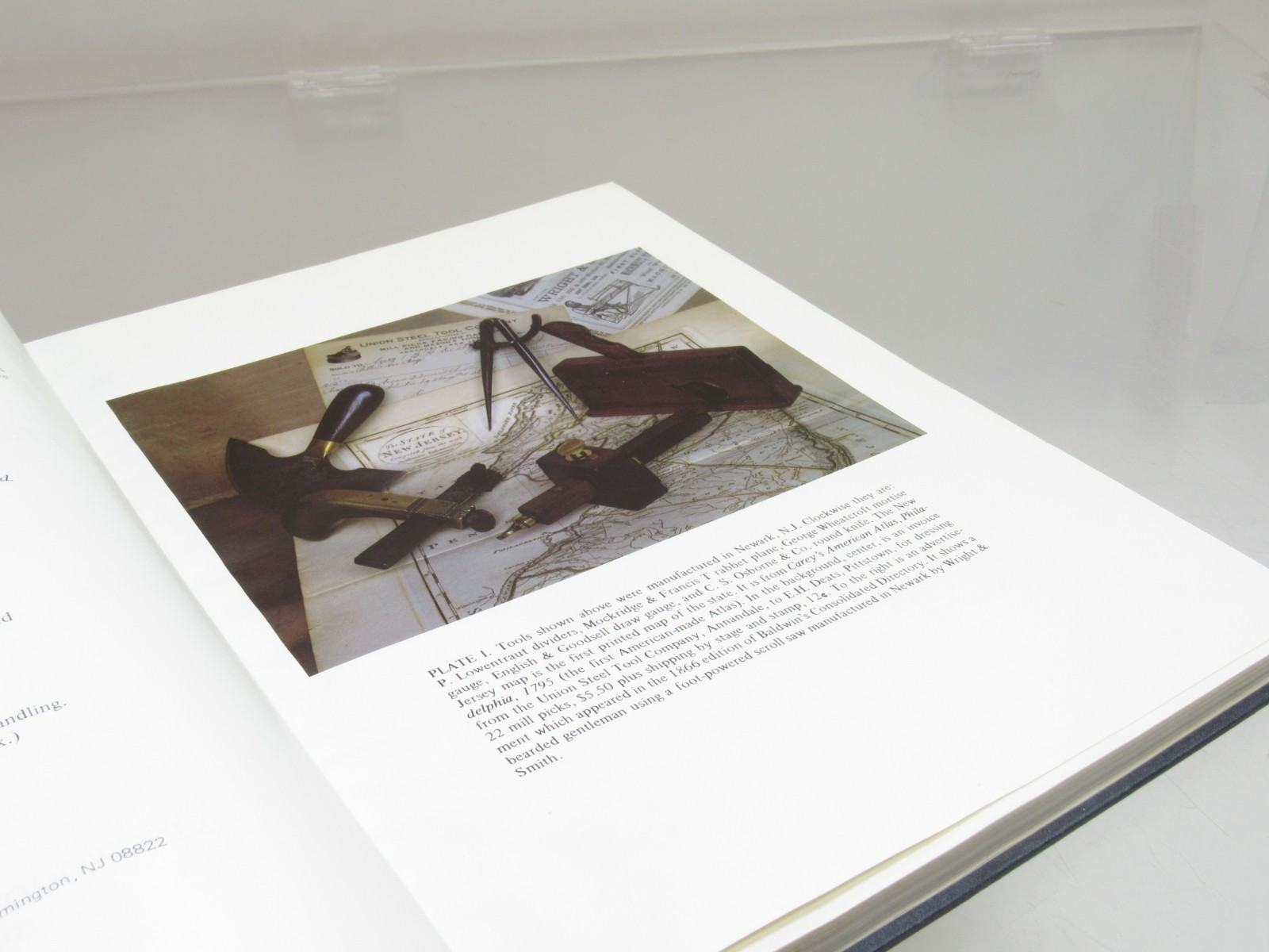 EARLY TOOLS OF NEW JERSEY AND THE MEN WHO MADE THEM BY ALEXANDER FARNHAM C. 1984