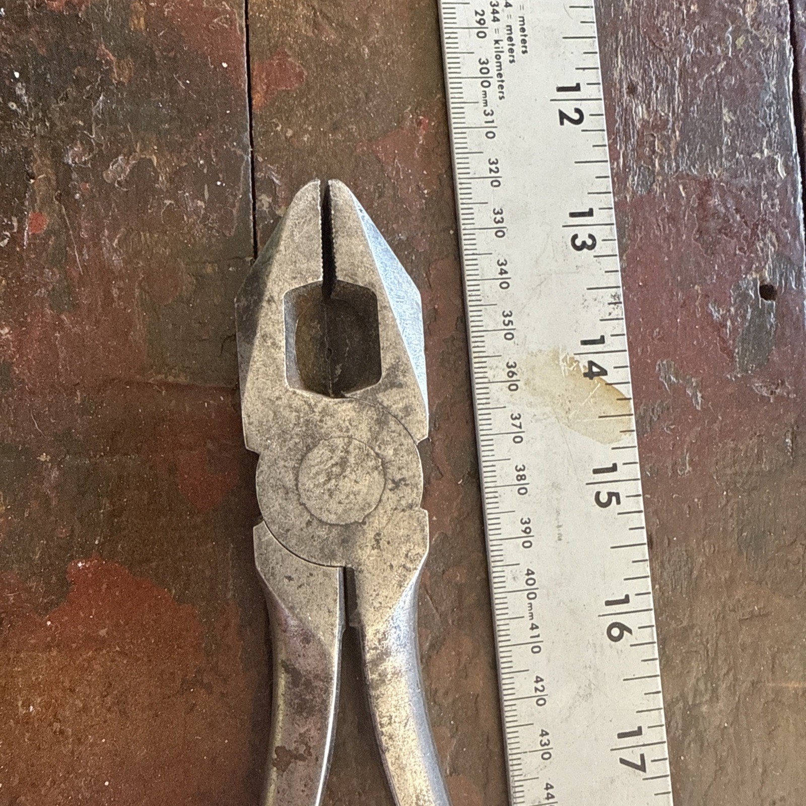 Craftsman Deco Handle 8.5 Lineman Wire Cutter Pliers Vintage Made In USA USA