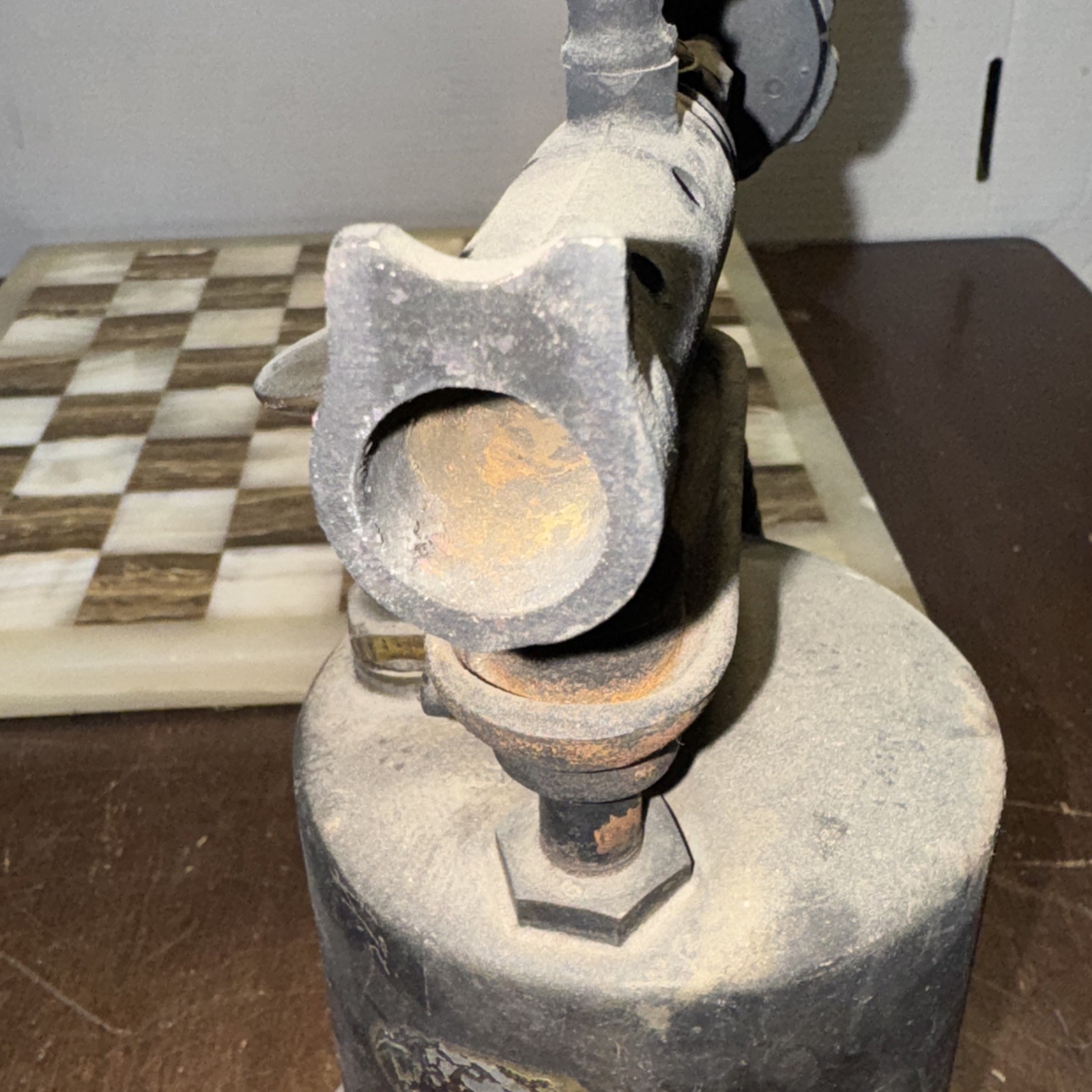 Antique Brass Blow Torch Welding Soldering Gas Tool Vintage Untested #249-5549
