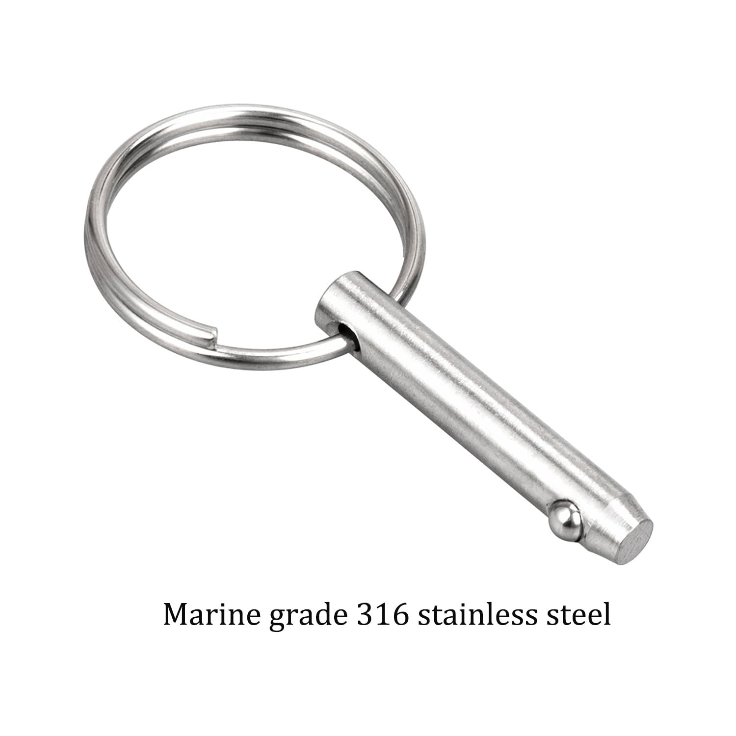 4 PCS Marine 316 Stainless Steel Quick Release Pin Bimini Top Pin, Diameter 3…