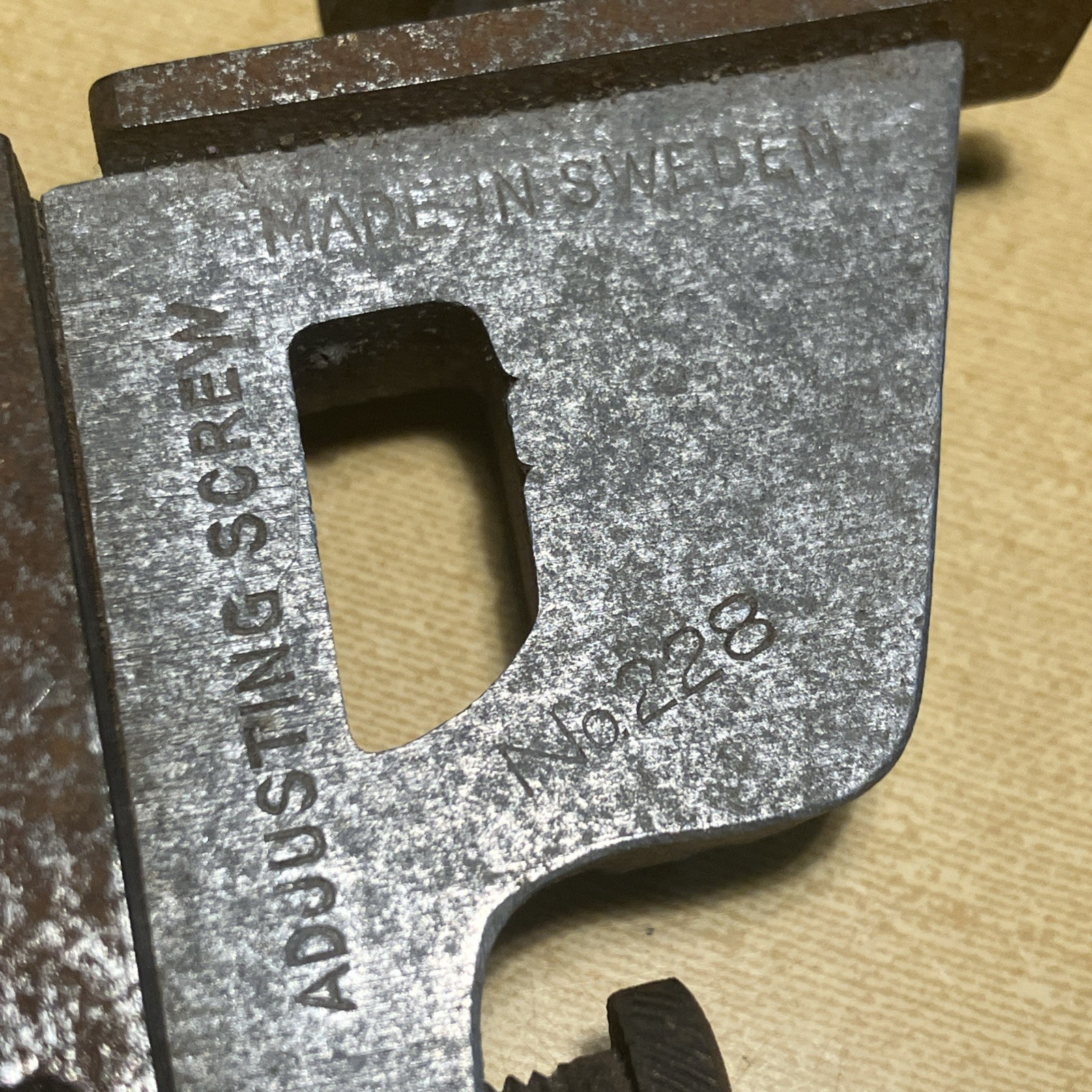 Vintage Crosscut Crescent Saw Raker Gauge Tool Swedish Made No.228