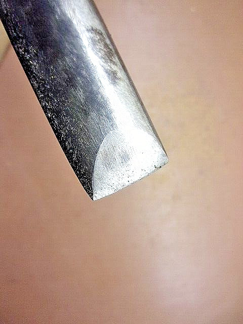 Unique 3/4″ Straight Edge Chisel Made from a File 17 1/2″ Long w/Sheath LQQK!