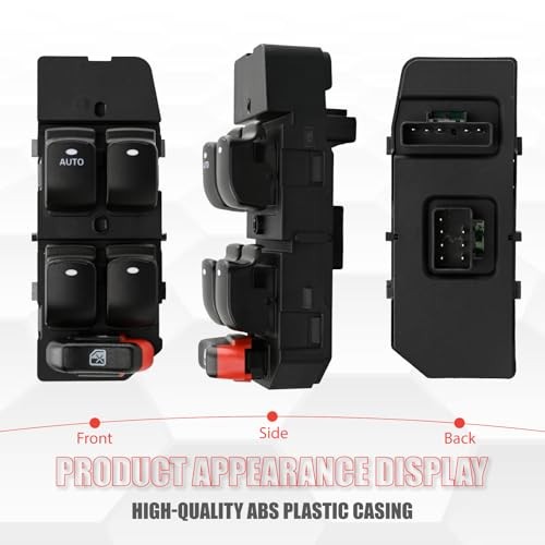 Master Power Window Switch Driver Side Compatible with Malibu 2008 15902664