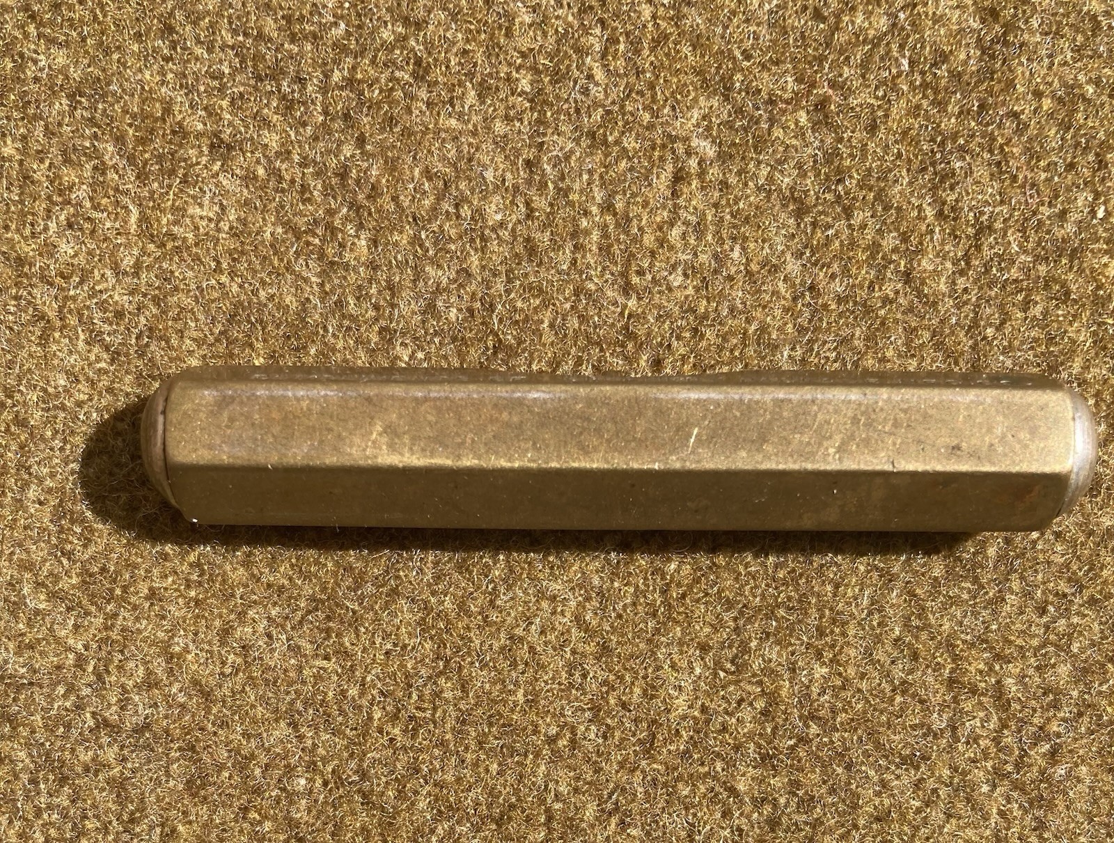 Vintage Brass Level Pocket Size Advertising Creamery Package Mfg. Co.