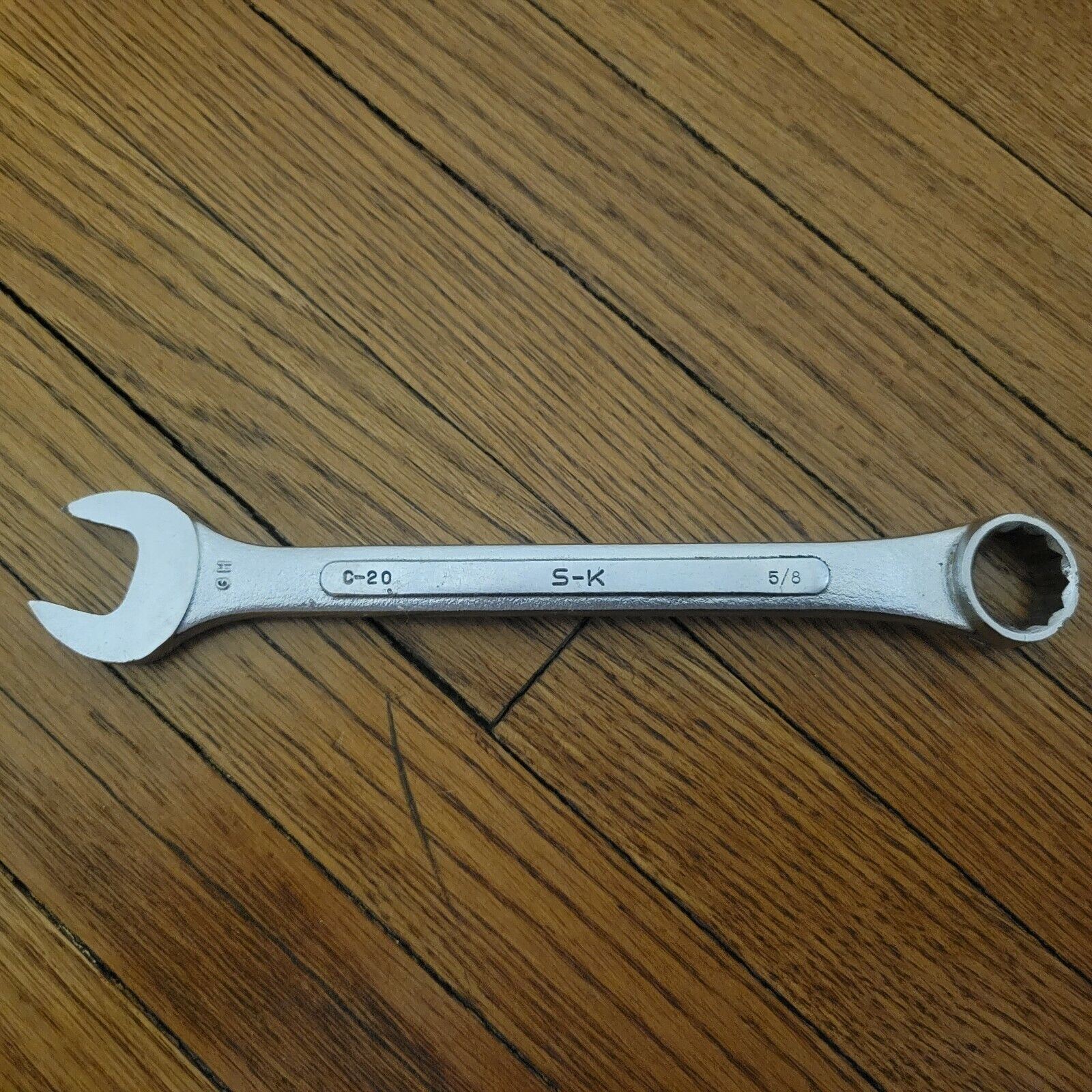 Vintage SK Combination Wrench C-20 – 5/8″ Forged Alloy In USA Nice