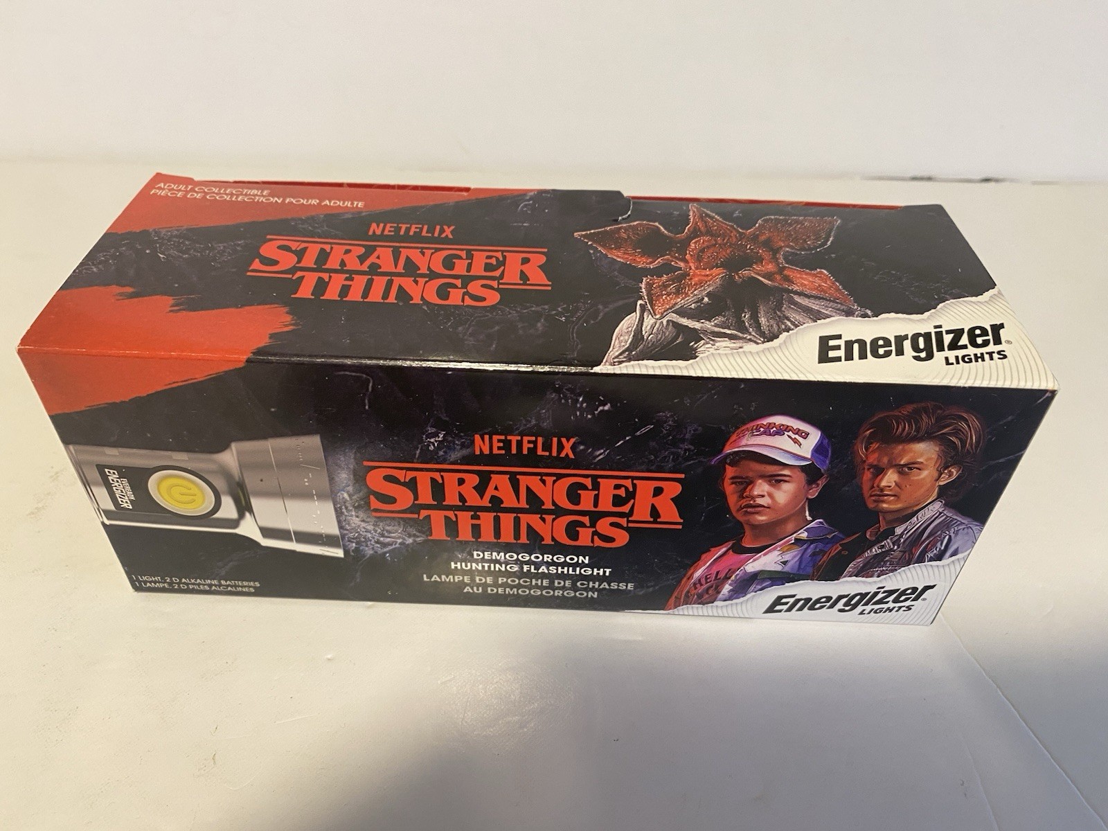 NETFLIX Stranger Things DEMOGORGON Hunting Flashlight Energizer 150 Lumen New!