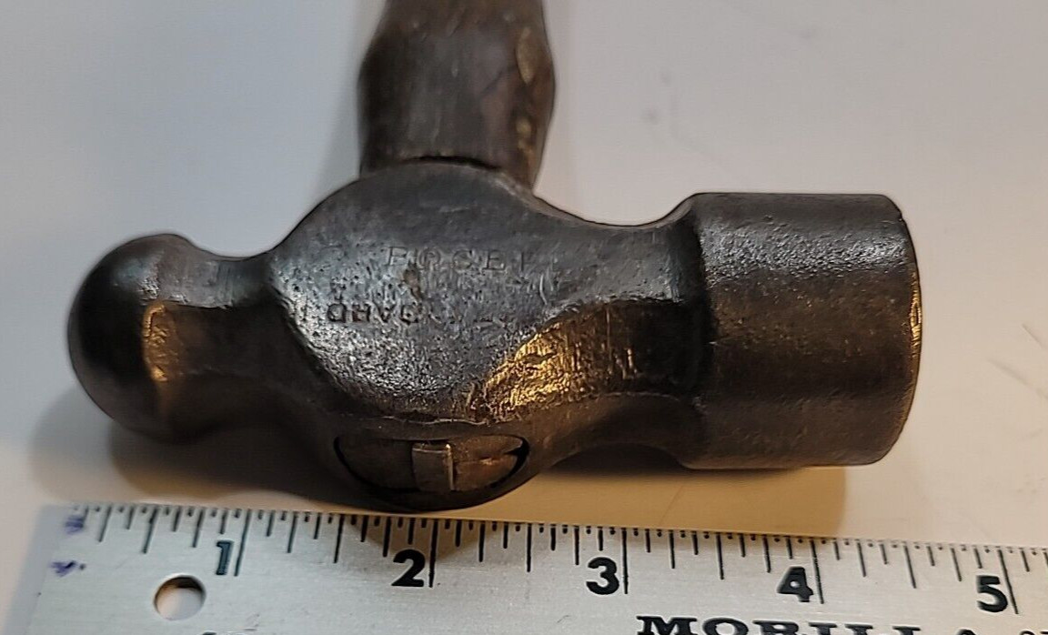Lot 2 Vintage Standard Ball Peen Hammer Made in USA Tools