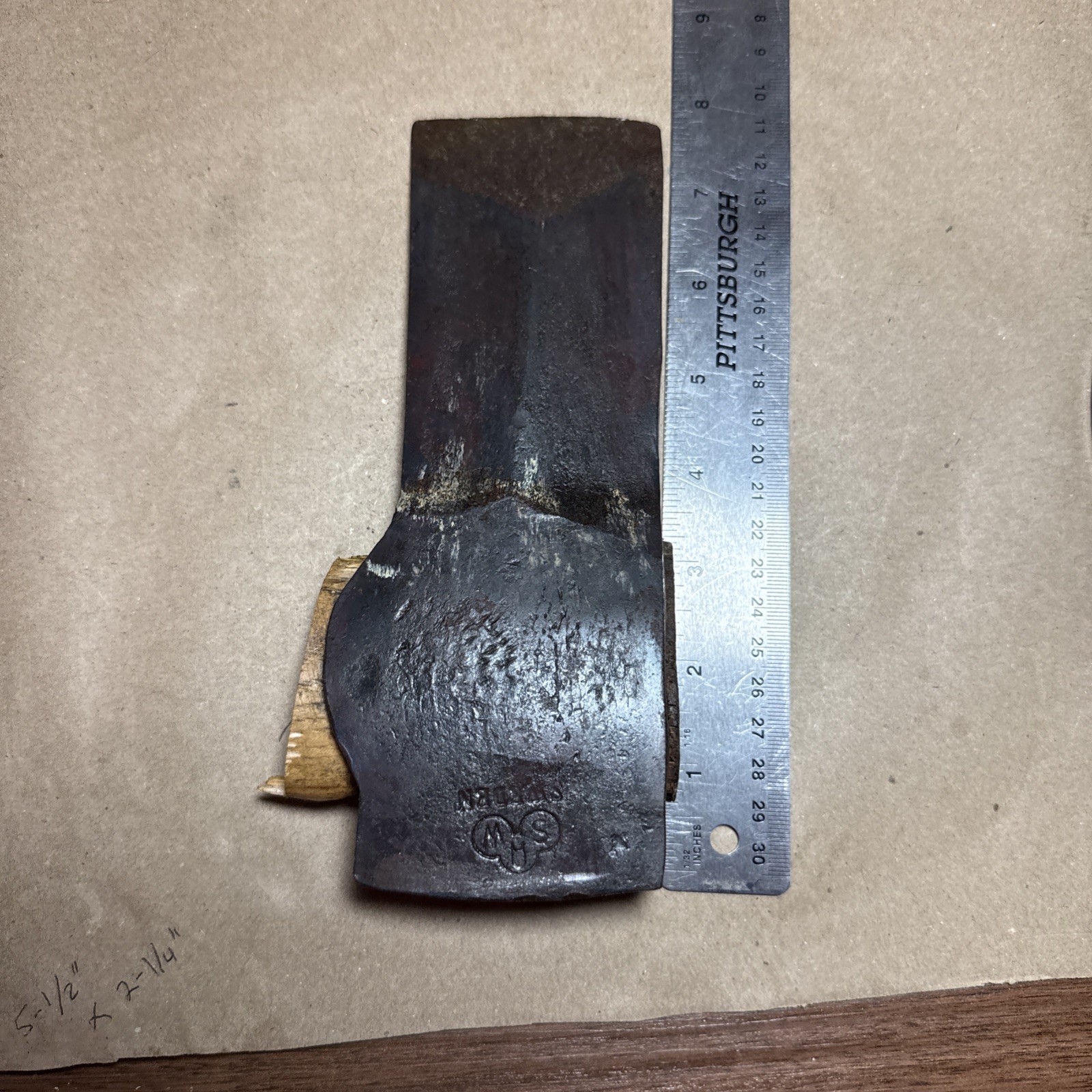 Wetterlings SAW Splitting Axe Head 3lb 8oz Used
