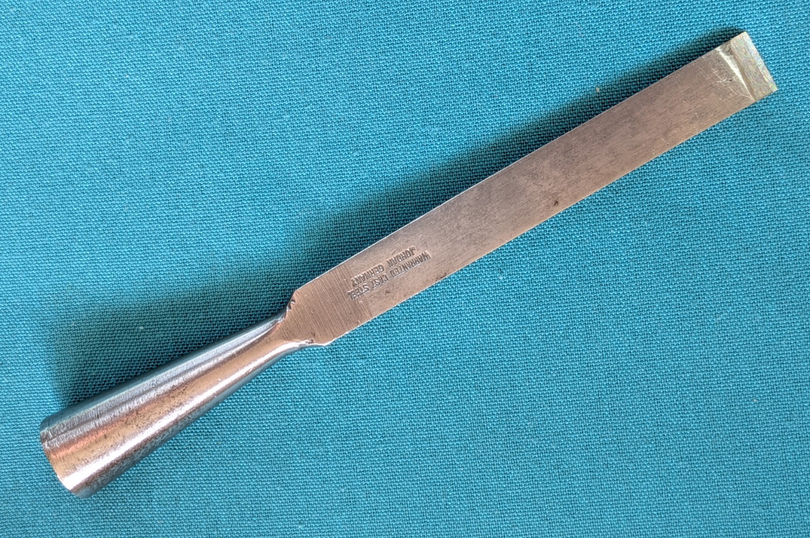 JORDAN 1/2″ Square Edge Socket Wood Chisel Warranted Cast Steel German Made