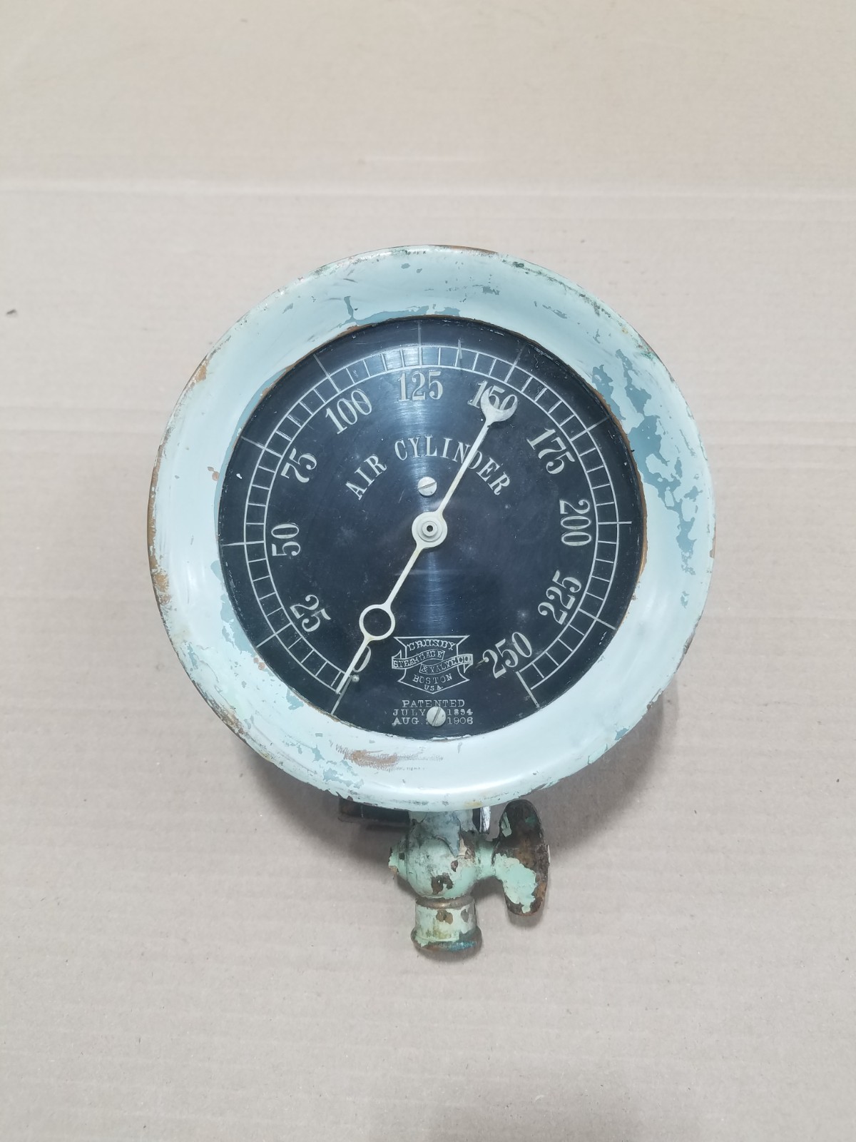 Antique Crosby Air Cylinder Gauge