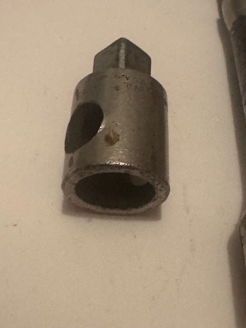 (2) VINTAGE 1/2″ DRIVE SOCKET HANDLE / EXTENSIONS WITH 1/2″ LEVER HOLES