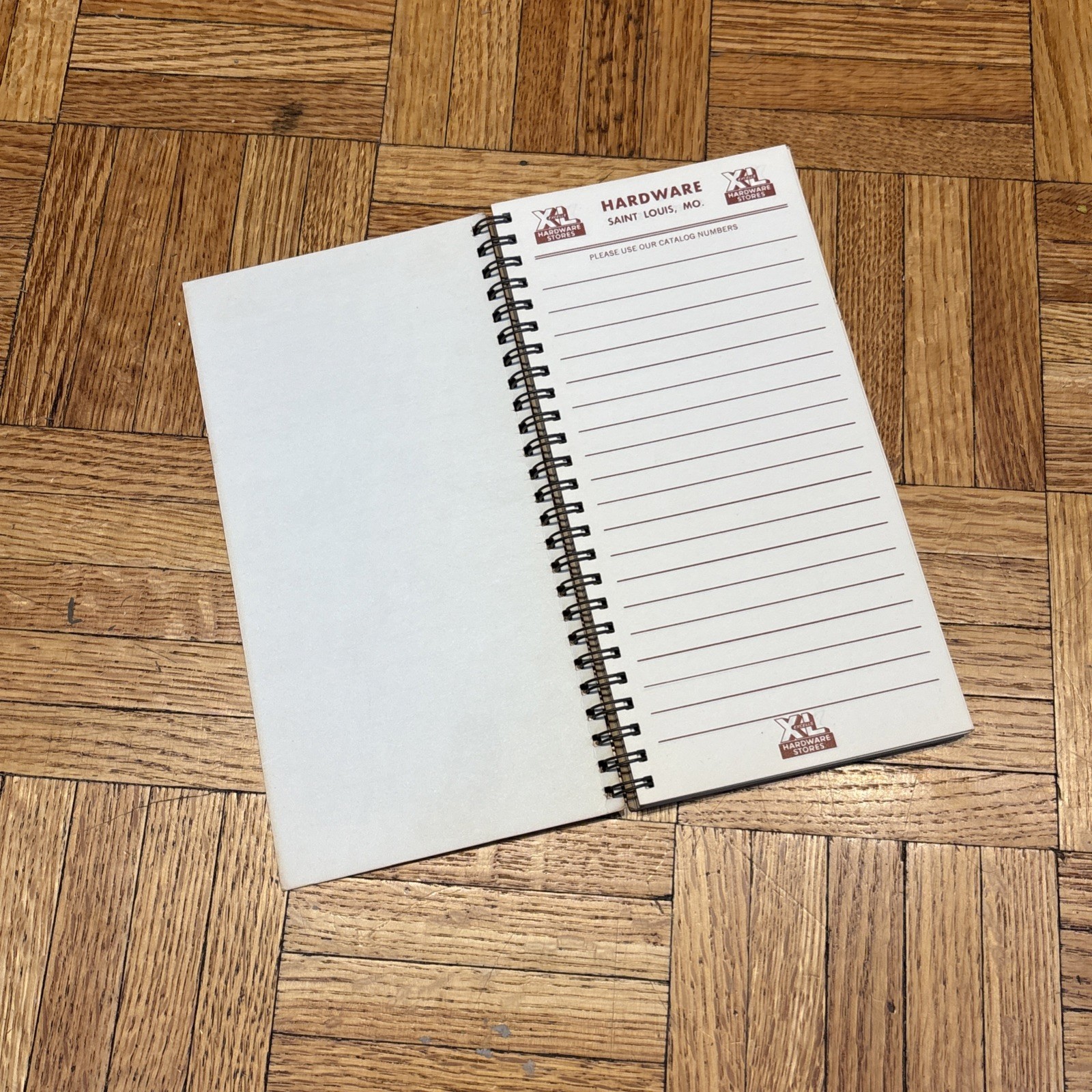 Vintage EXCELLS HARDWARE St. Louis, MO Hardware Retailer Want Order Spiral Book