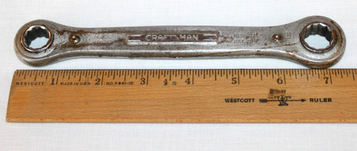 3-Craftsman Ratchet Double Box-End 12 Point Wrenches 2-1/2″x9/16″ 1-5/8″x3/4″ #5