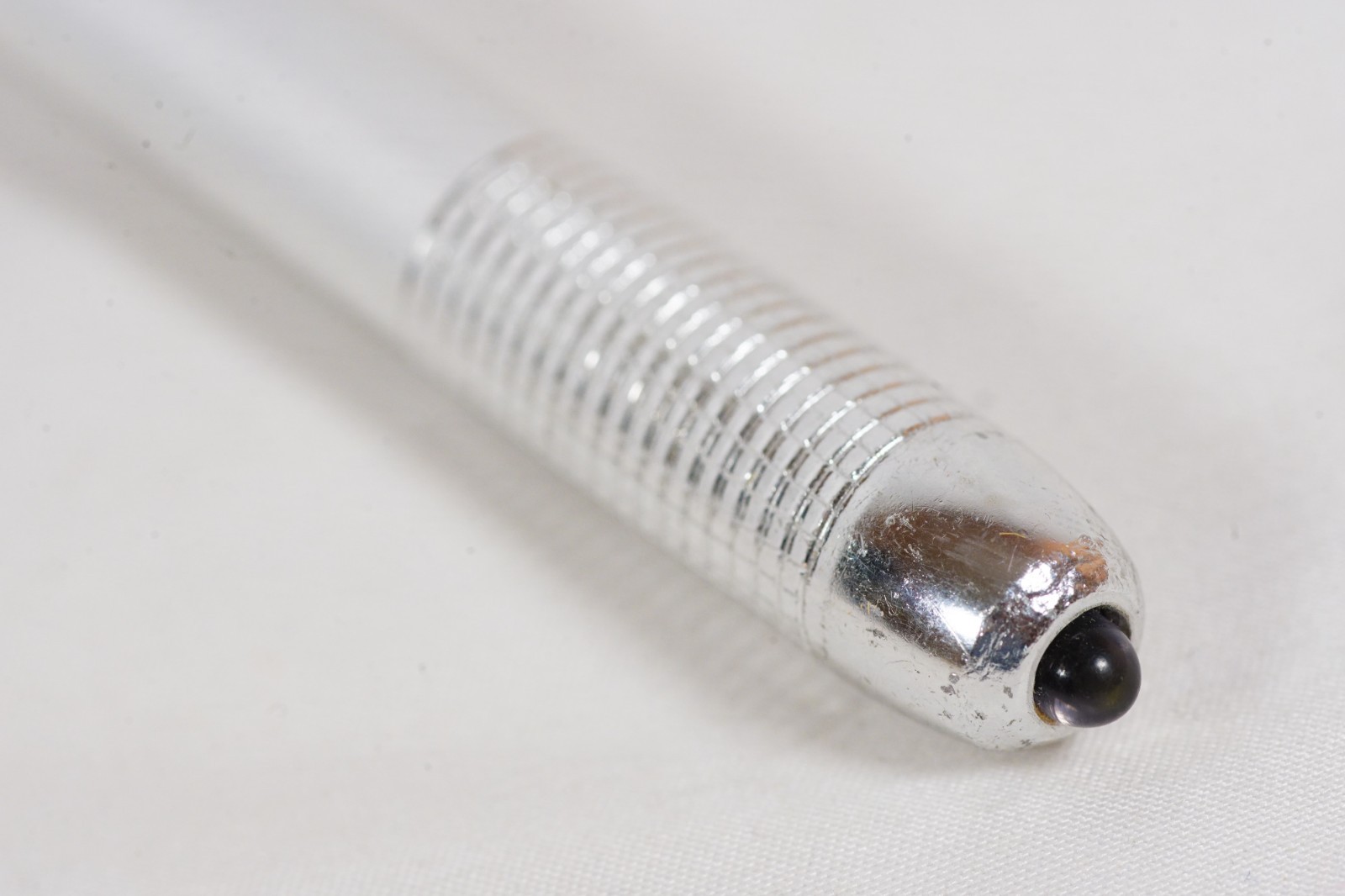 Vintage Aluminum Pen Style Pocket Flashlight