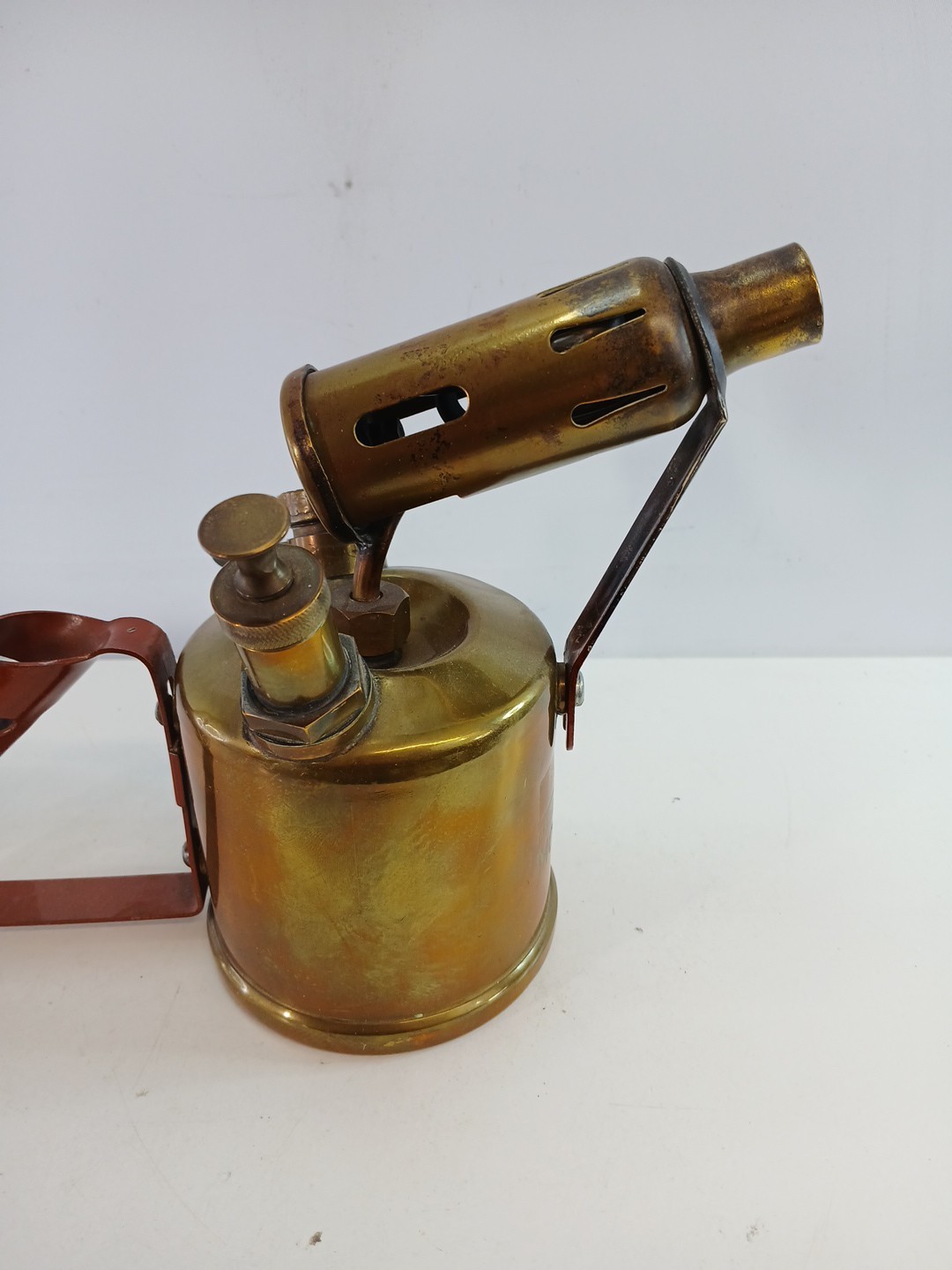 Vintage MONITOR No. 24A Brass Paraffin Blow Torch Lamp Tool Untested