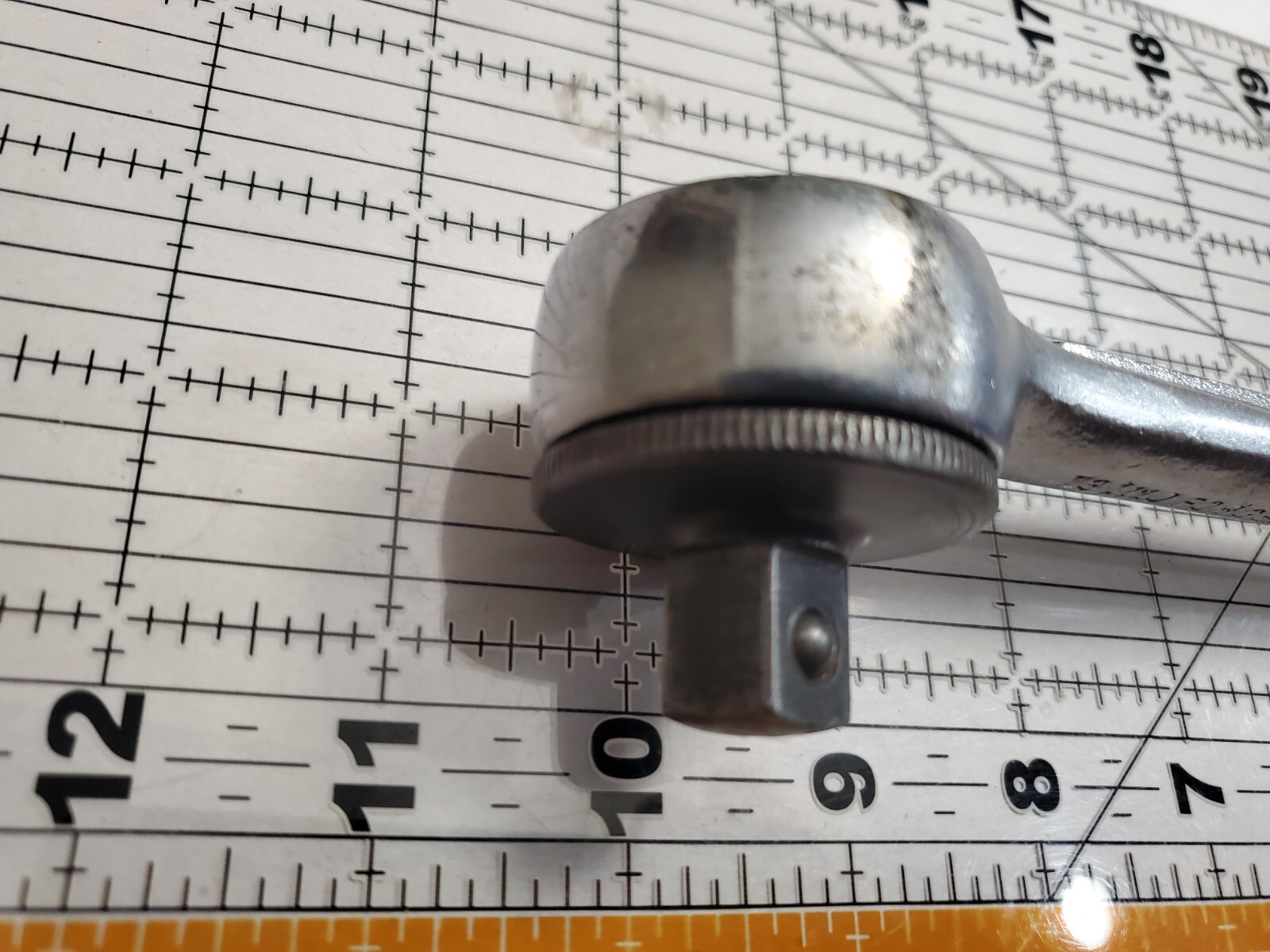 Vintage Easco USA RHFT 1/2″ Ratchet Thumbwheel Fine Tooth 73 1110