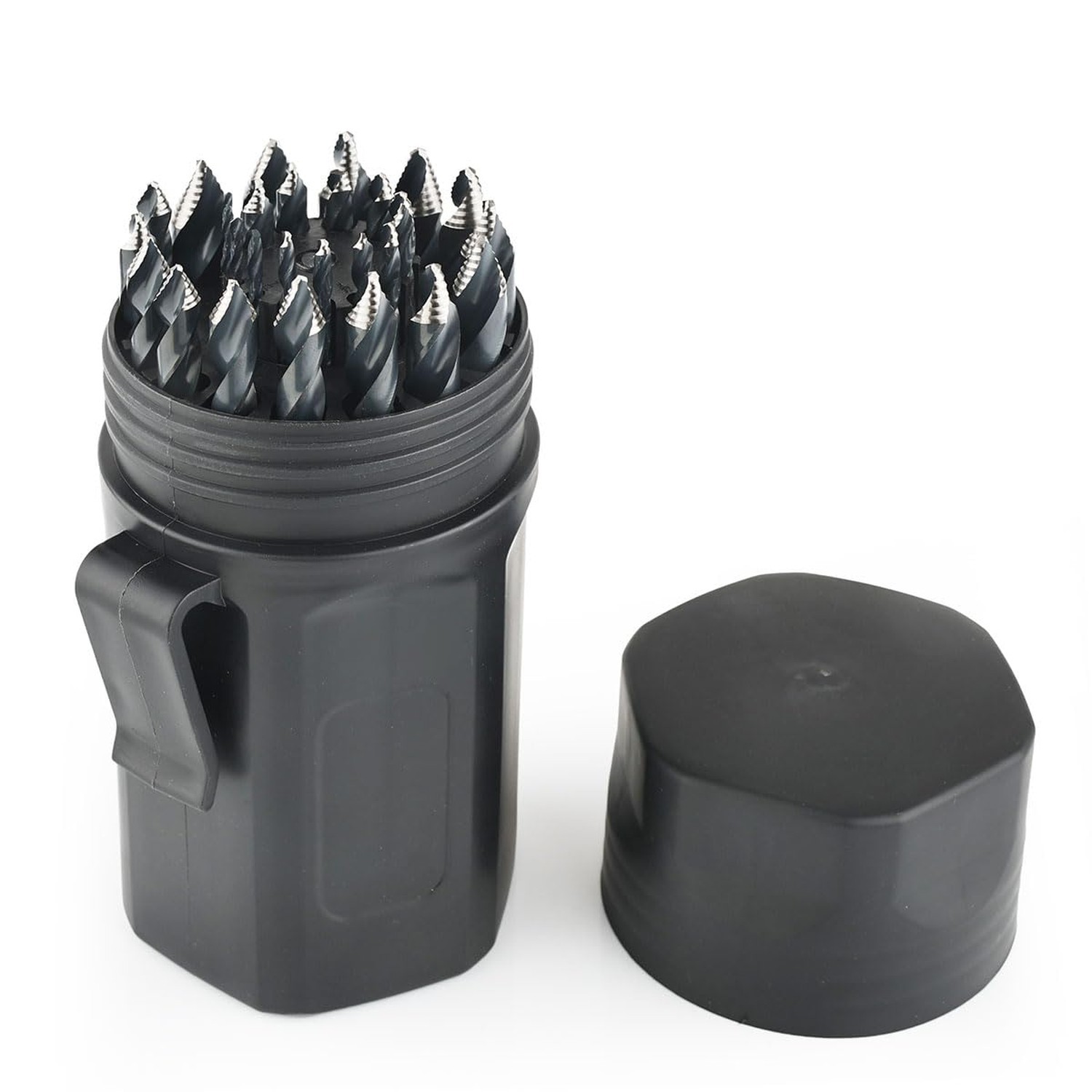 Stark USA 29 Pieces Turbo Step Stepped Point Tip Drill Bit Spiral Shank Set M…