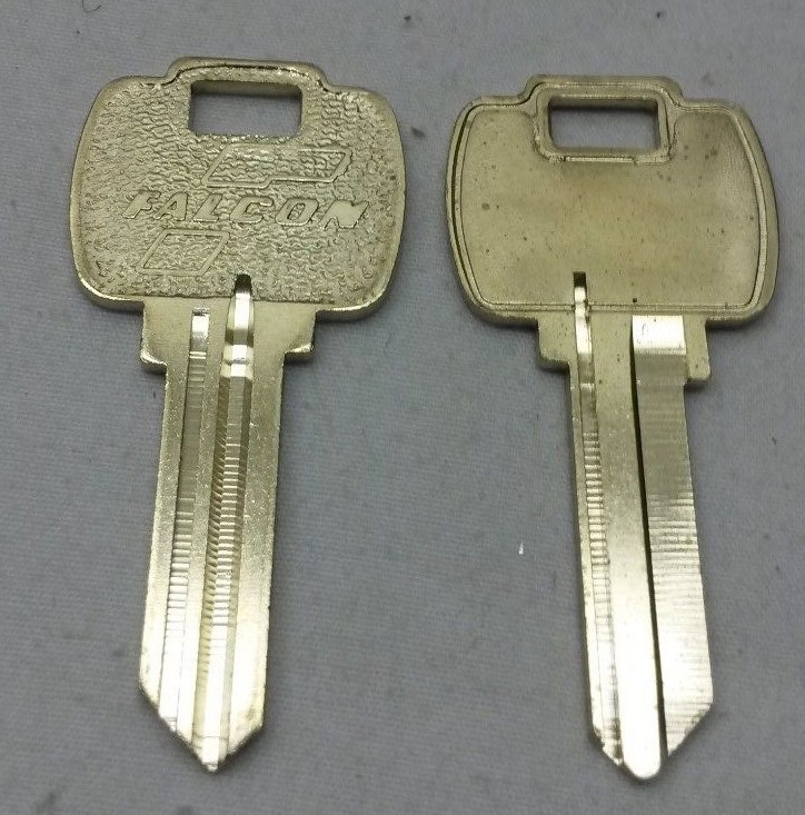 NEW OLD STOCK Qty: 1 ORIGINAL Falcon Brand KB573 G keyway 5-Pin Key Blank