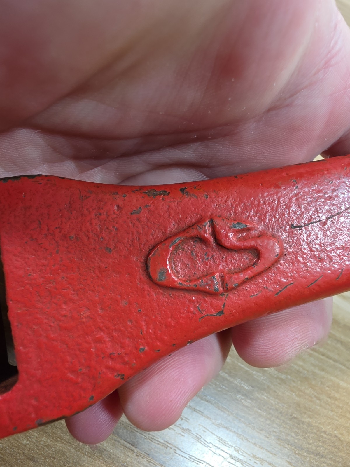 Antique Chicago Specialty Mfg Co 11.25″ No 3004- Hi Test Strap Wrench USA Made